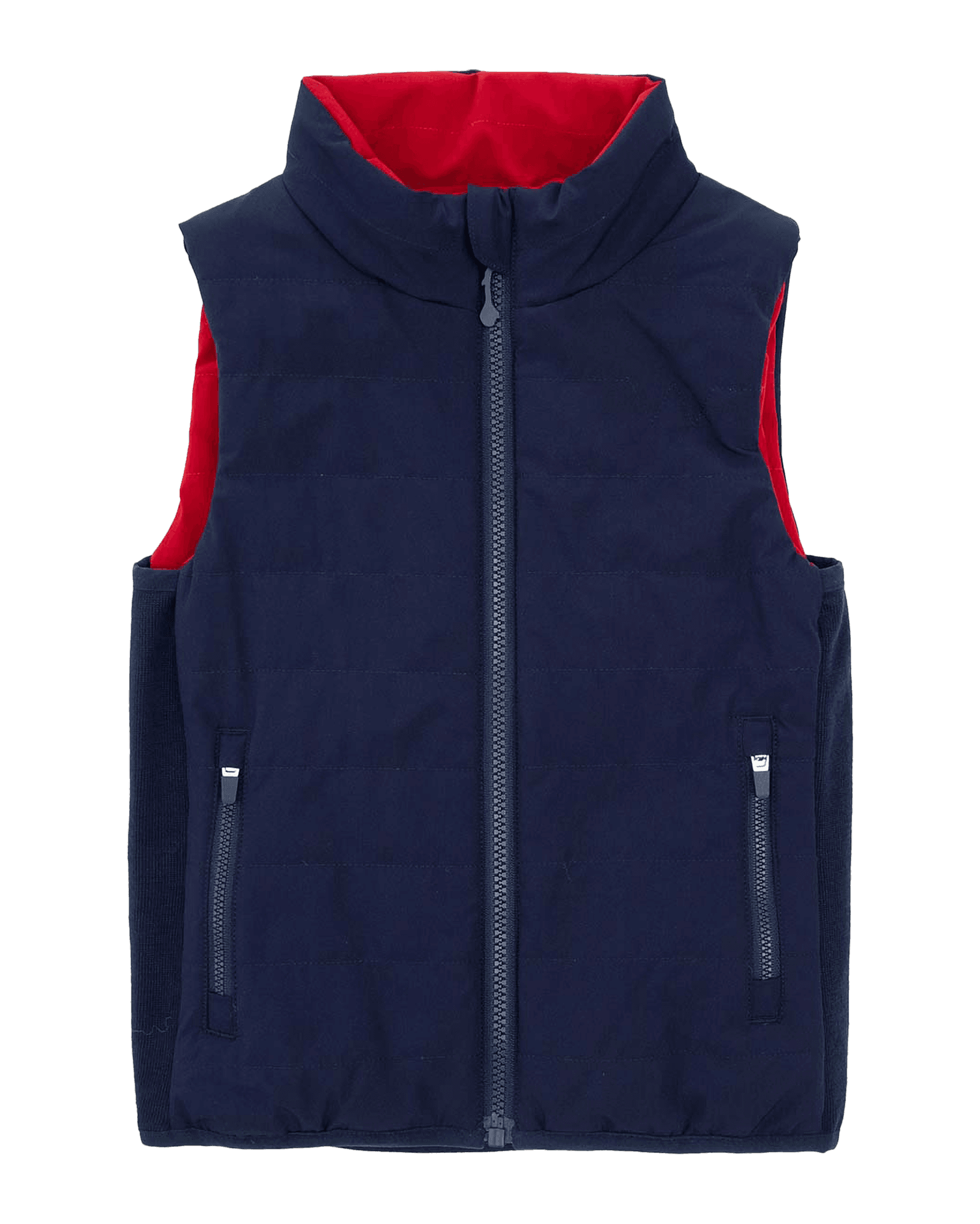 Kongsvinger Vest Reversible JR Blue Ink/Chili