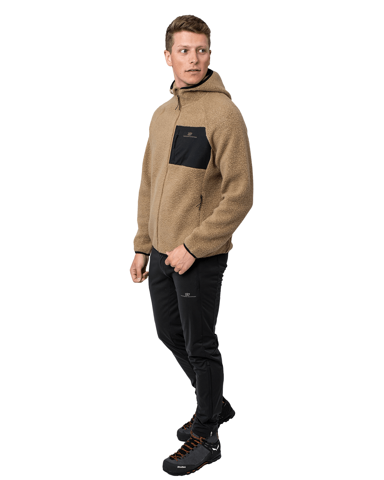 Skord Pile Hoodie M Kitt/Brown