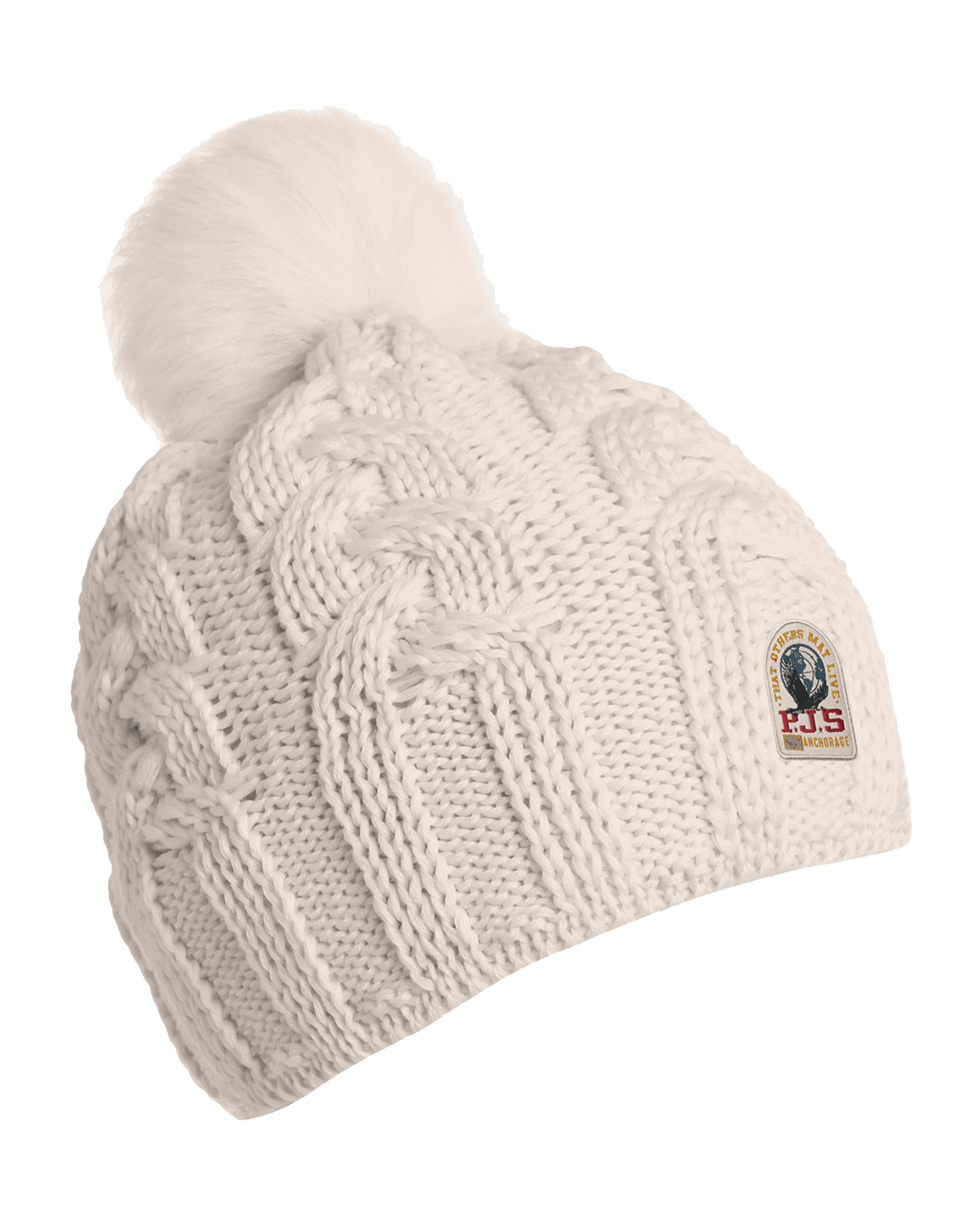 Cable Hat Knitted Beanie Purity