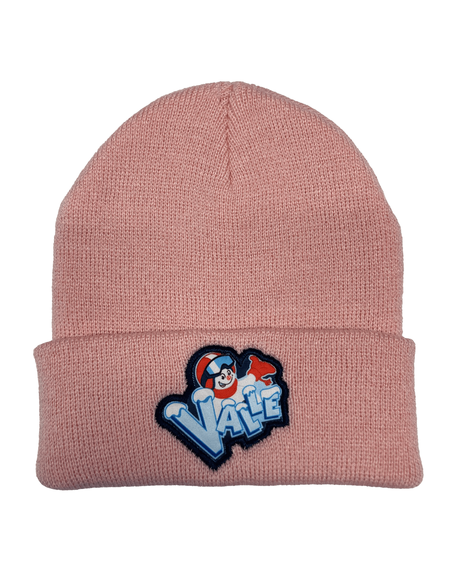 Knitted Beanie Fold JR Pale Pink
