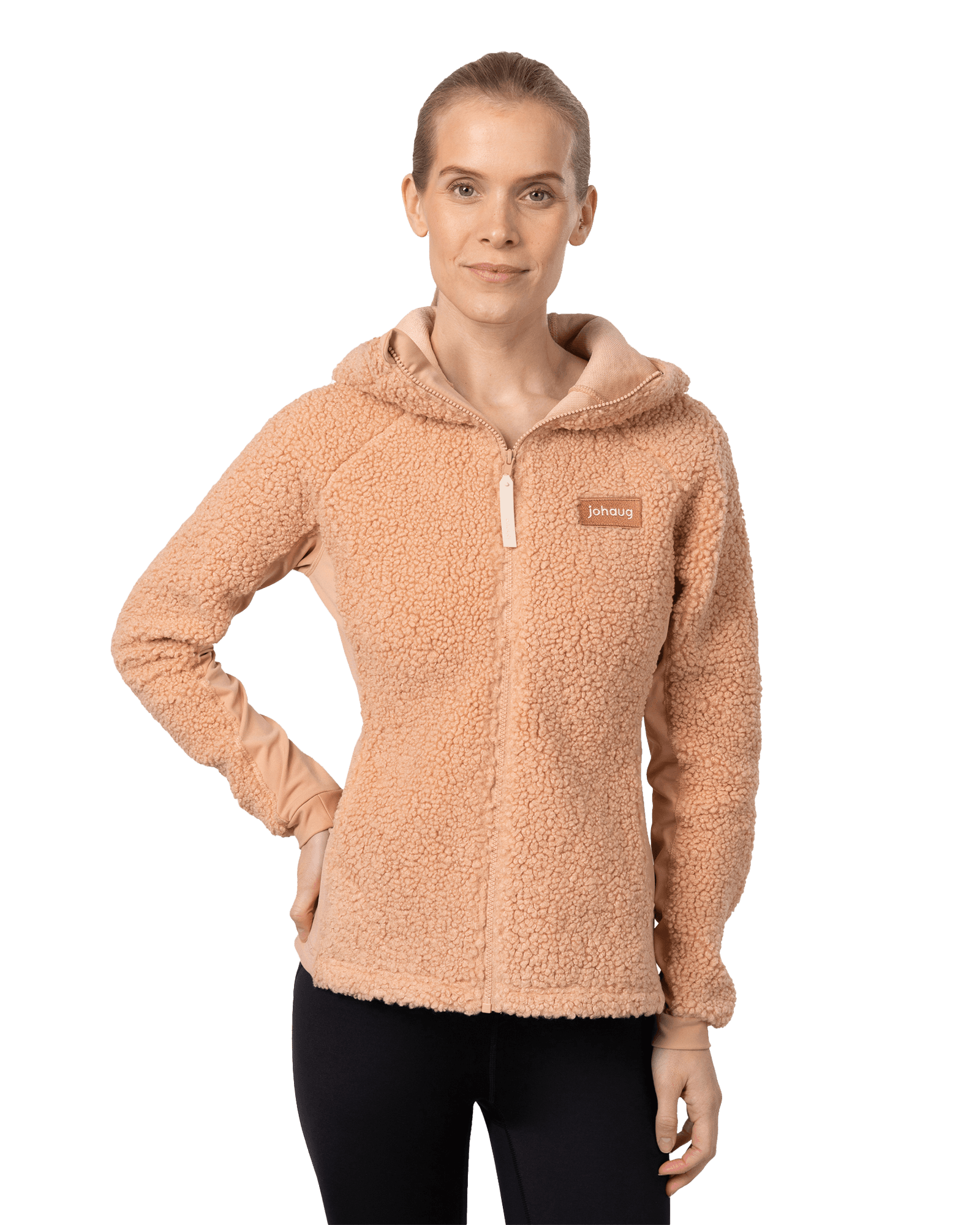 Sway Pile Jacket 2.0 W Beige/Pink