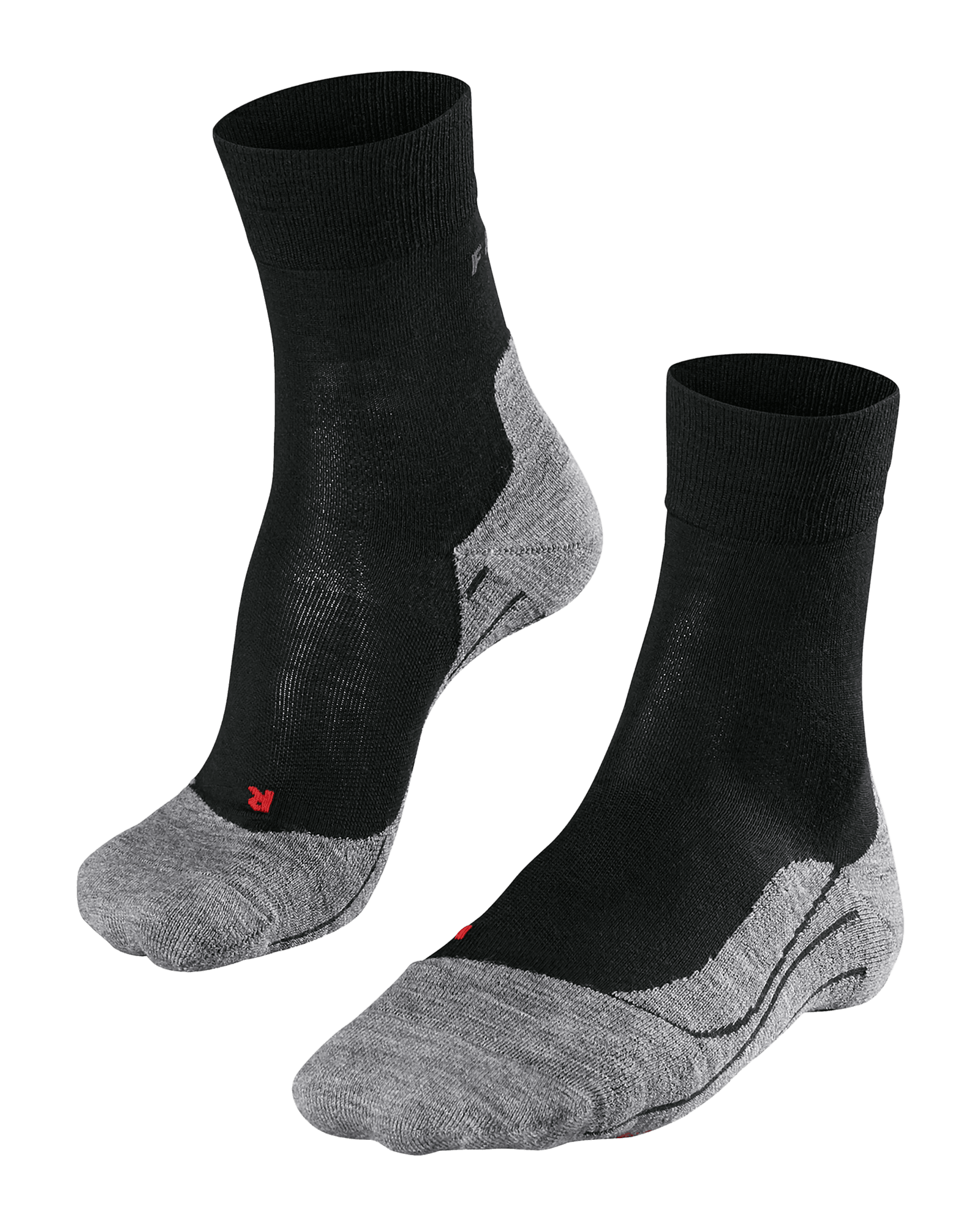 RU4 Wool Running Sock W Black-Mix