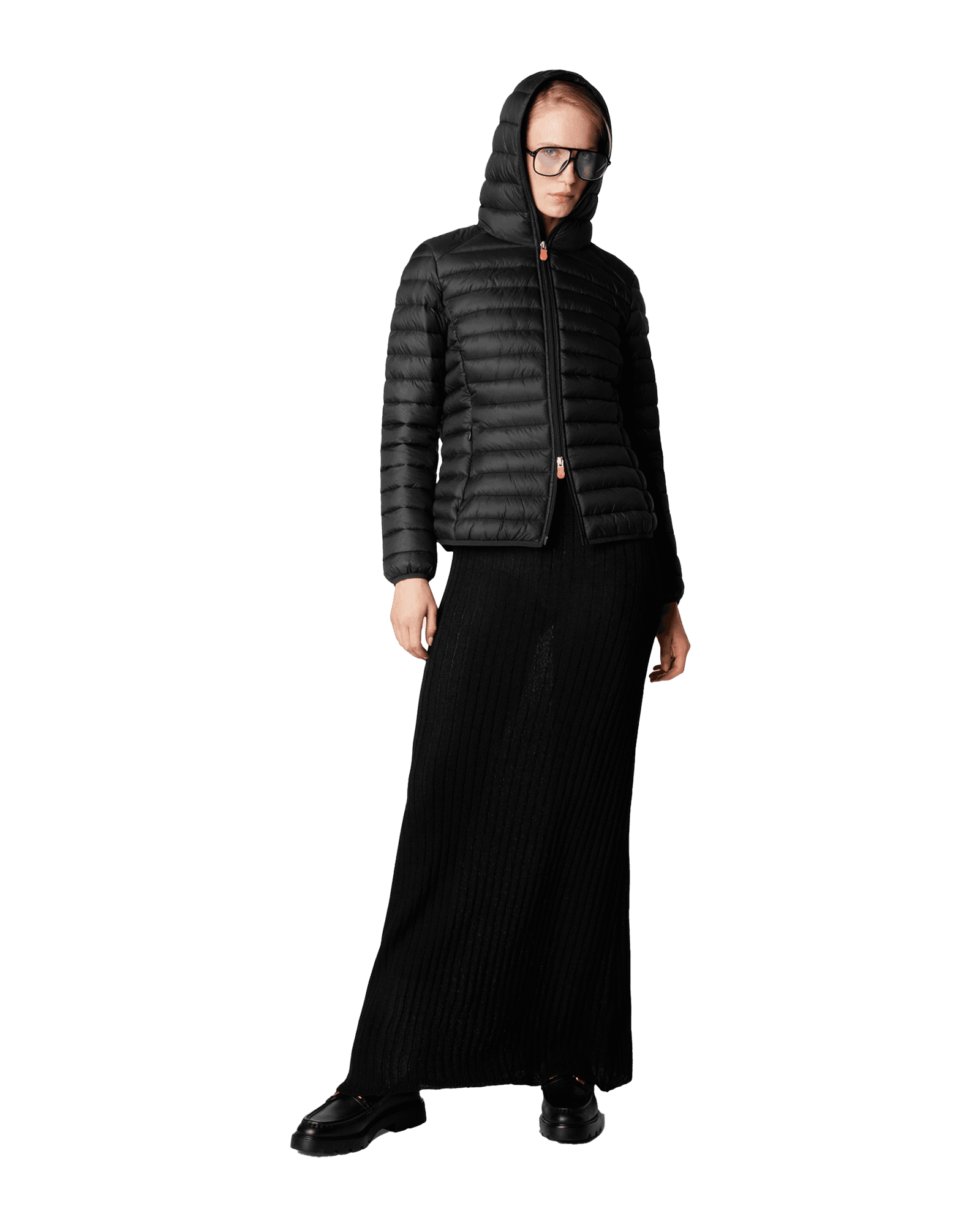 Daisy Hooded Jacket D33620 W Black