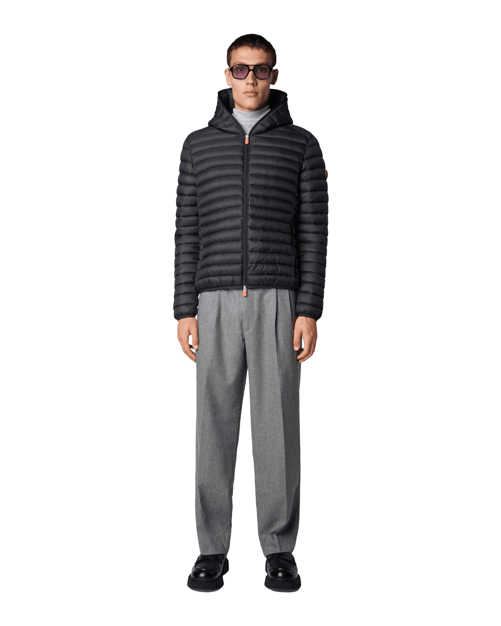 Donald Hooded Jacket J30650 M Black