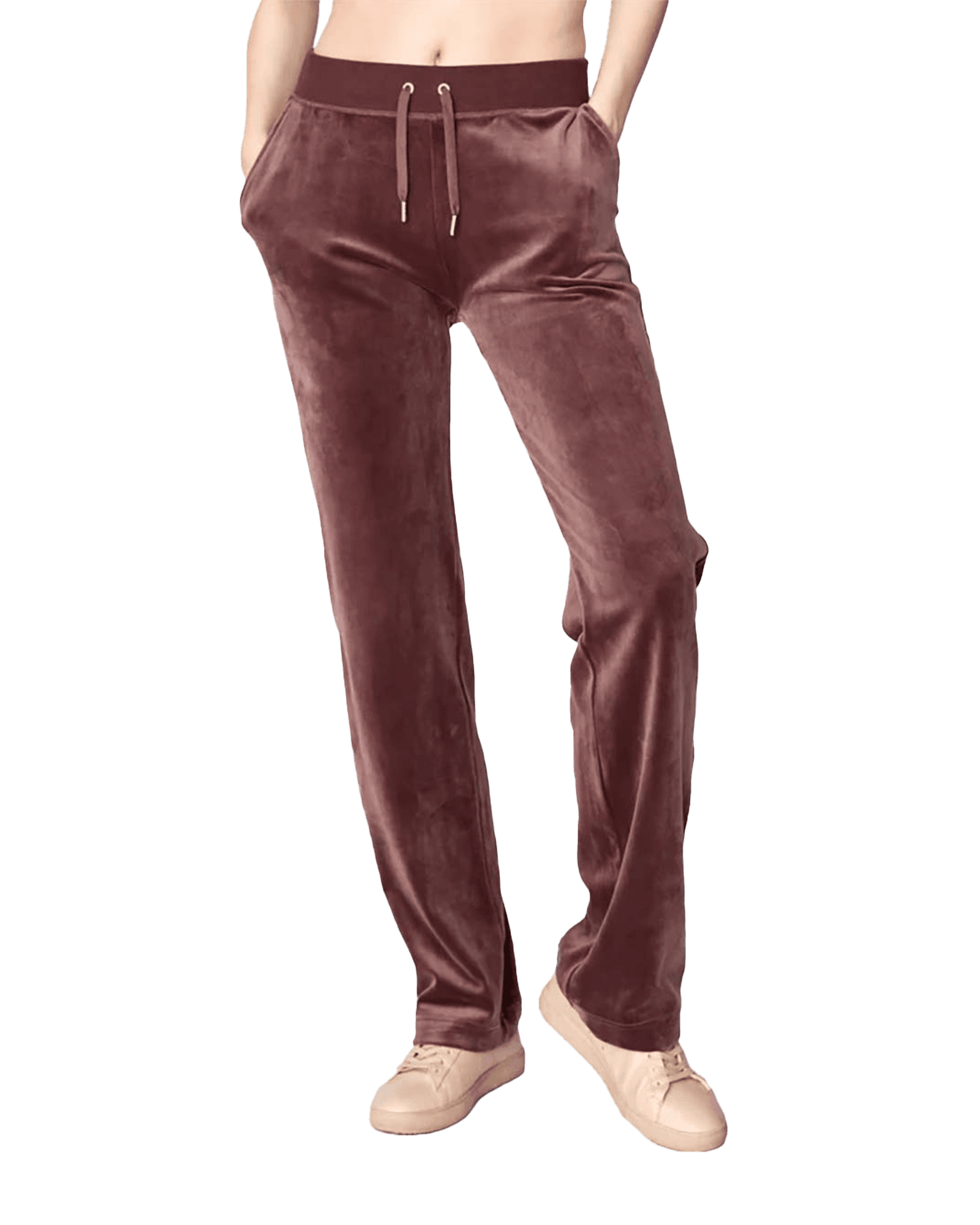Del Ray Diamante Track Pant W Bitter Chocolate
