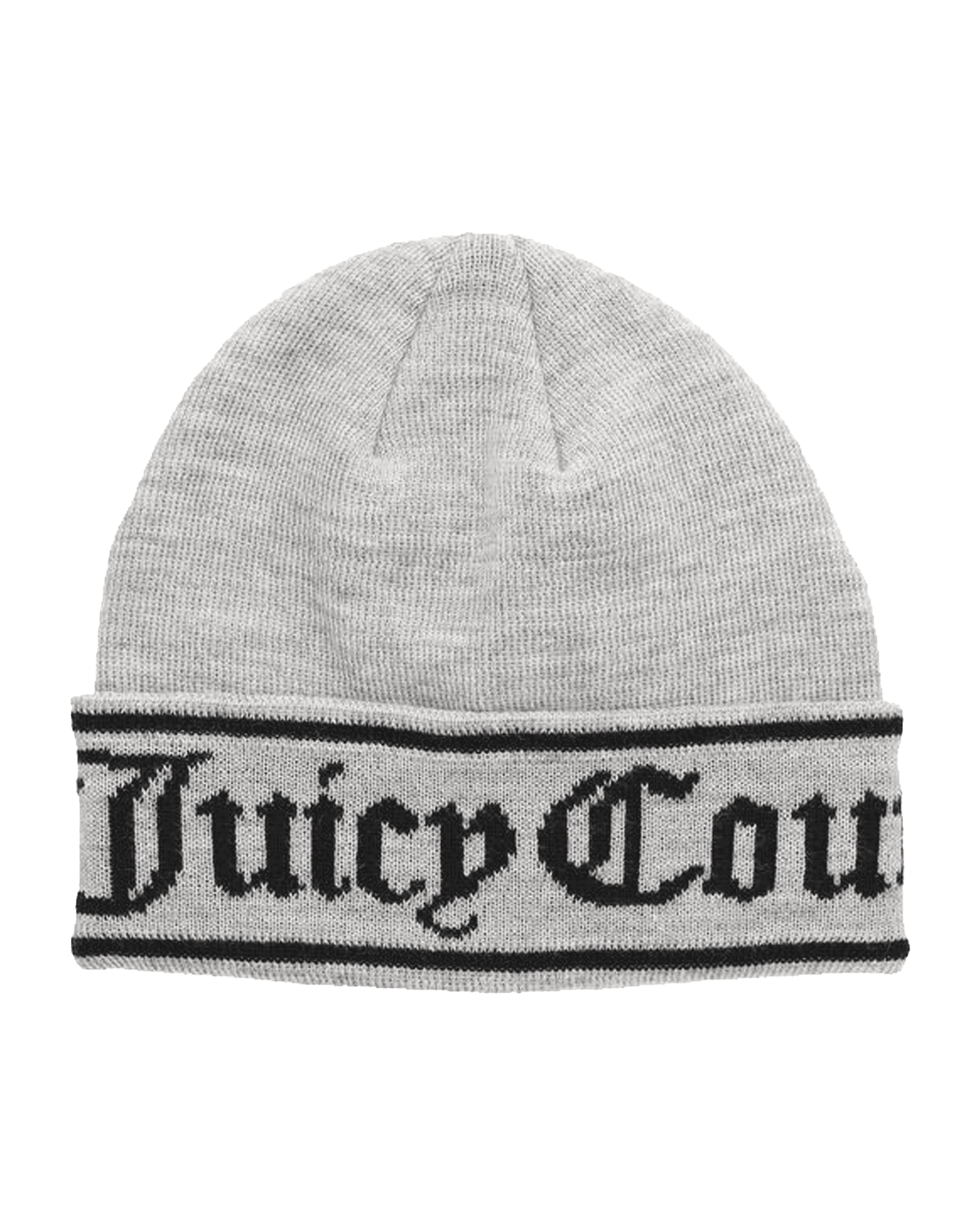 Ingrid Flat Knit Beanie Silver Marl
