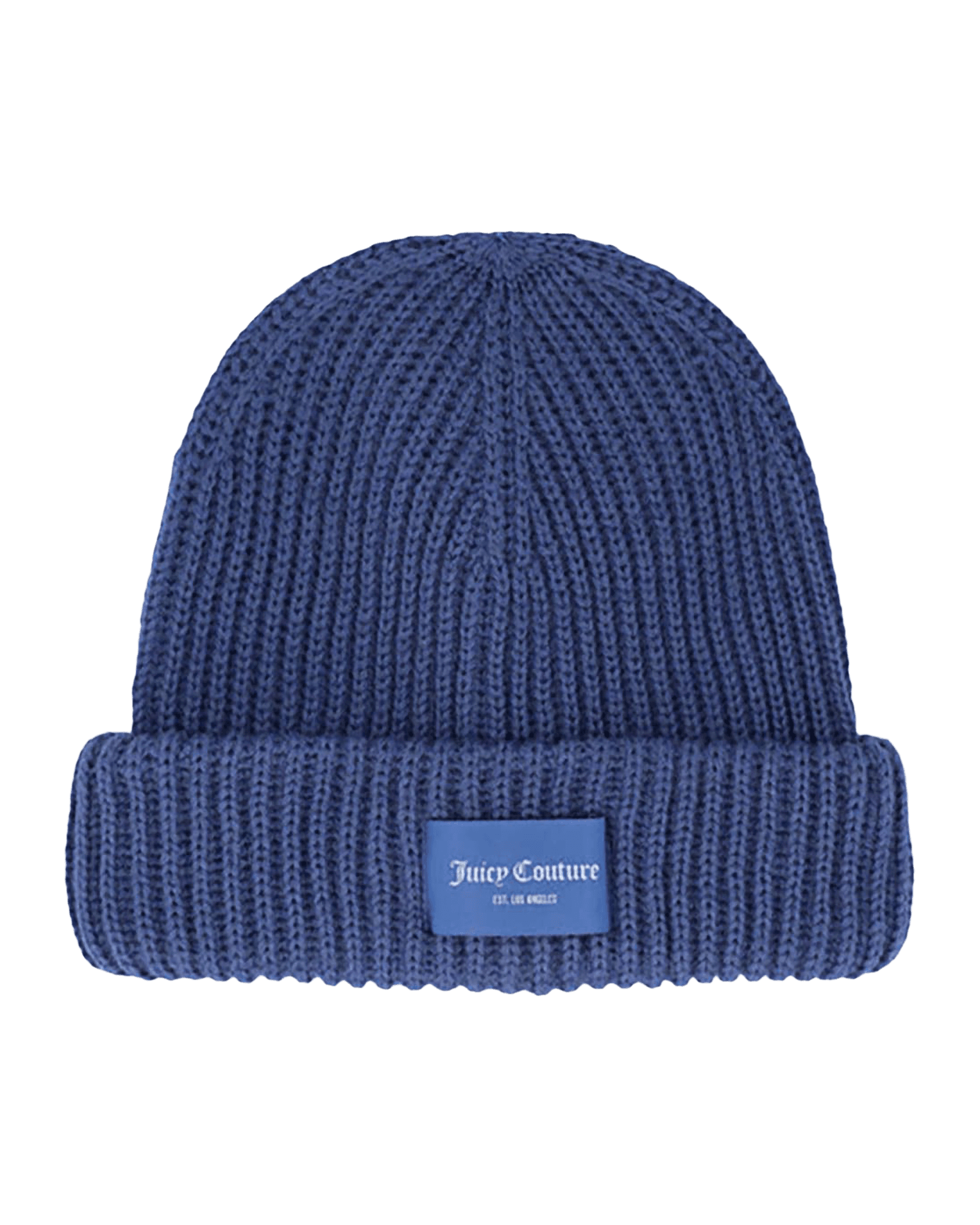 Malin Chunky Knit Beanie Grey Blue