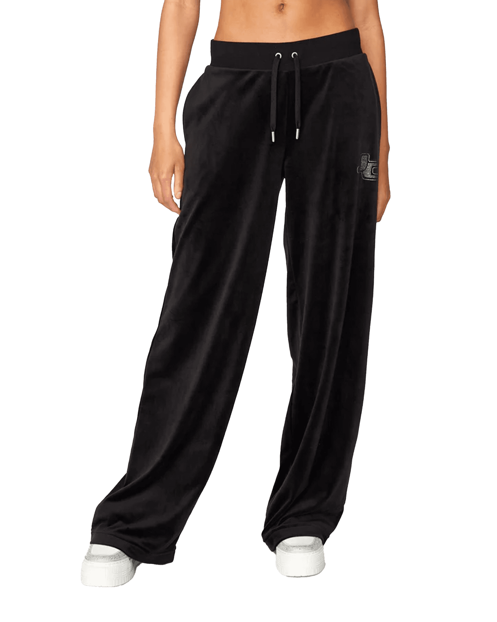 Jerry Velour Jogger W Black