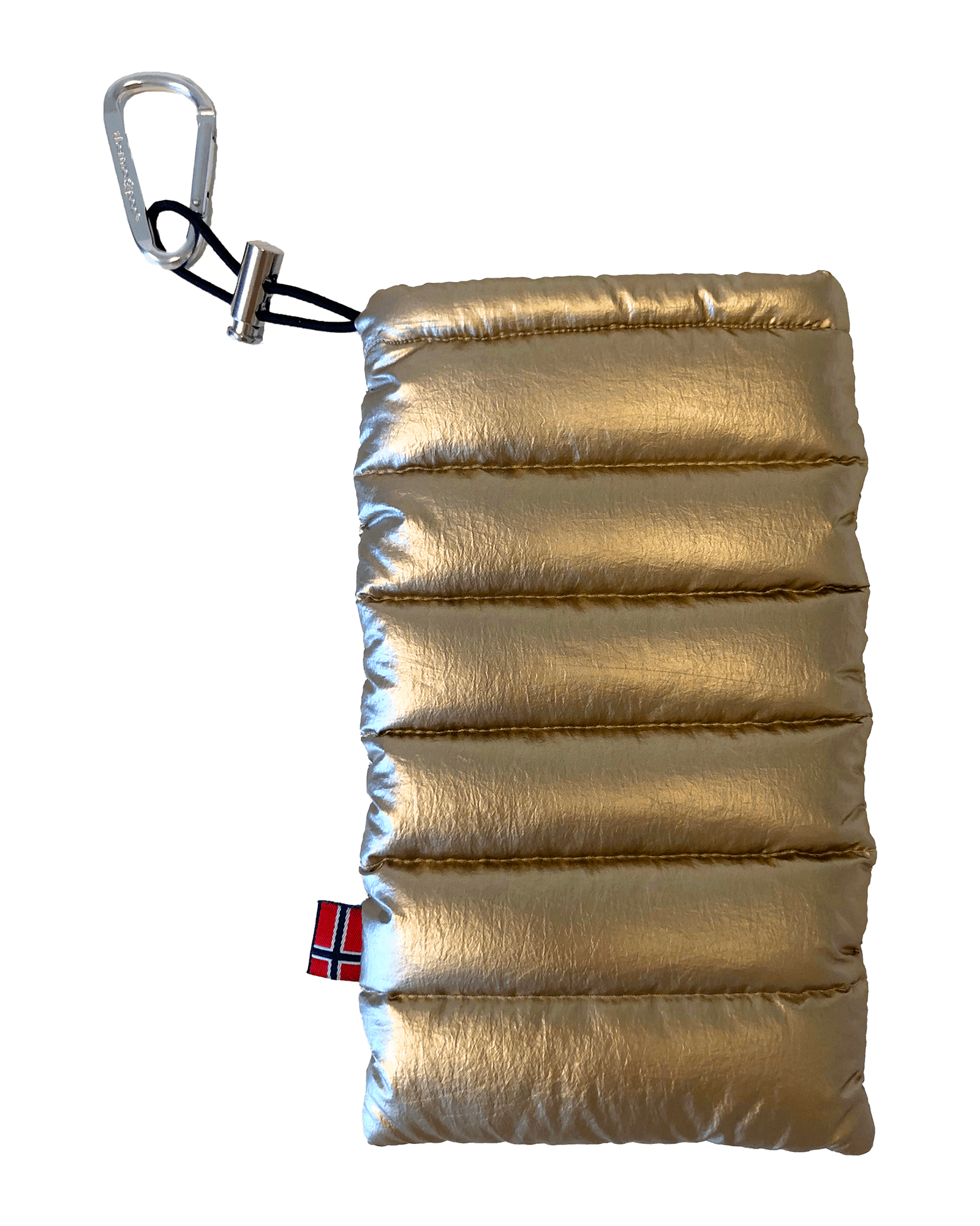 Mobile Pouch Down Gold metallic