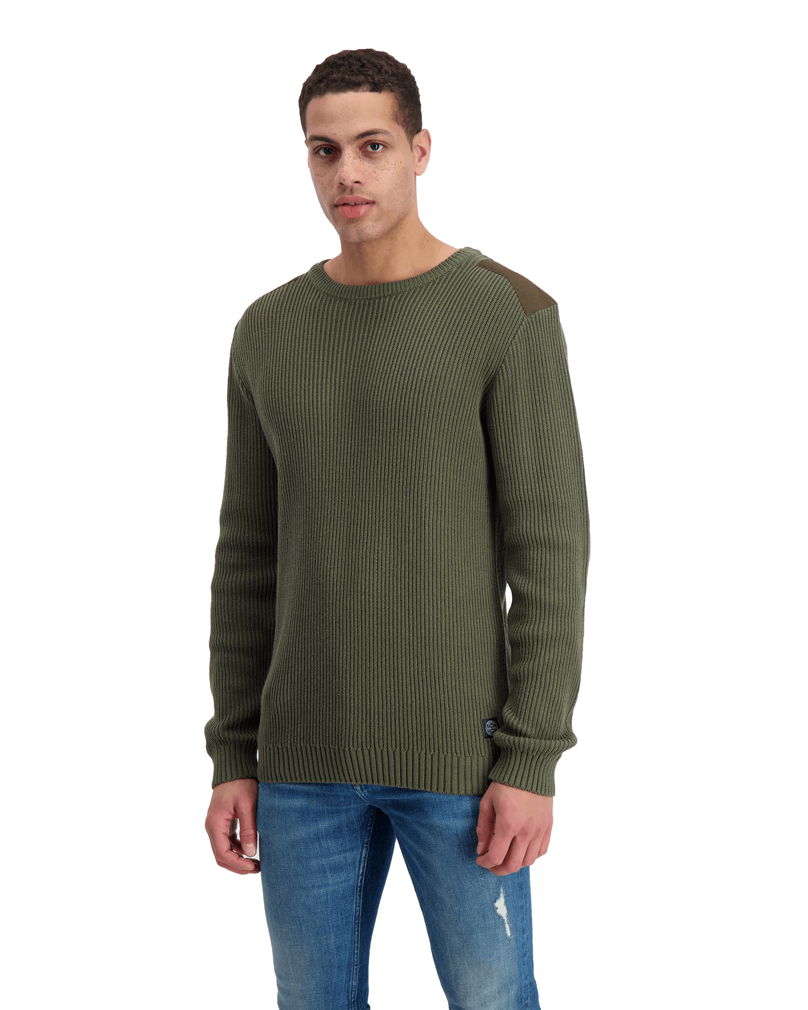 Commander Knit 2-800016 M  Dusty Army