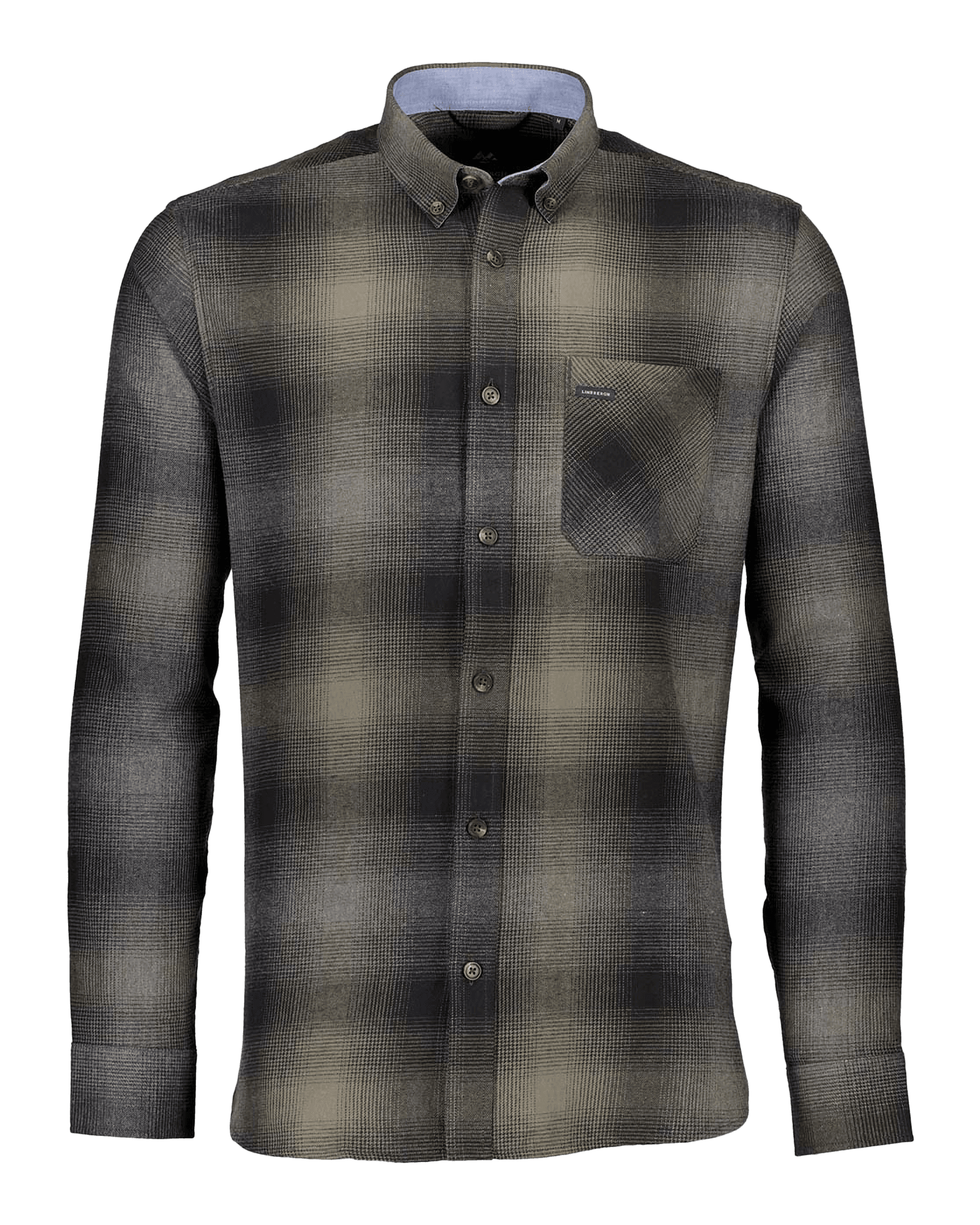 Brushed Shadow Check Shirt L/S 30-220134 Army