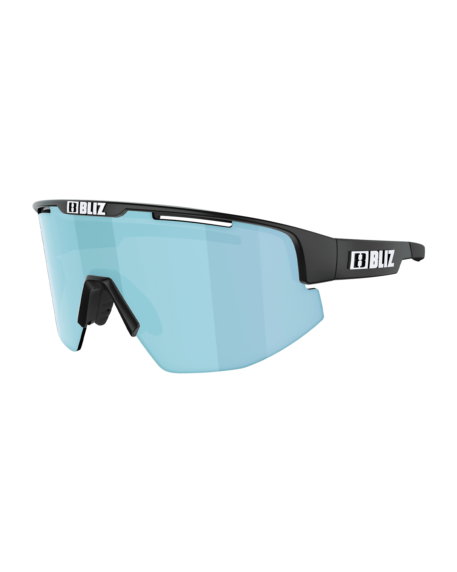 Matrix Small Matte Black Smoke with Ice Blue Multi