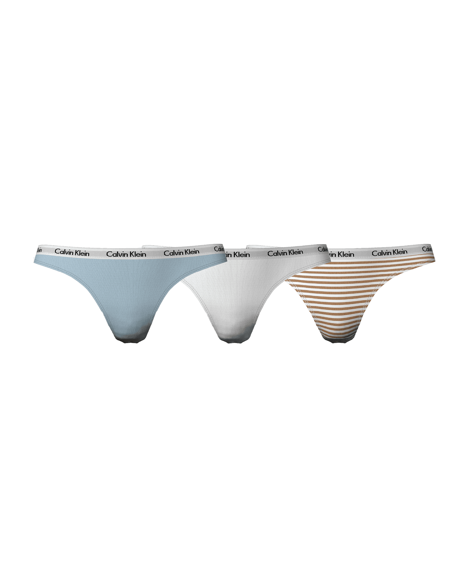 Thong 3PK W - Carousel Blue/White/Rainer Stripe