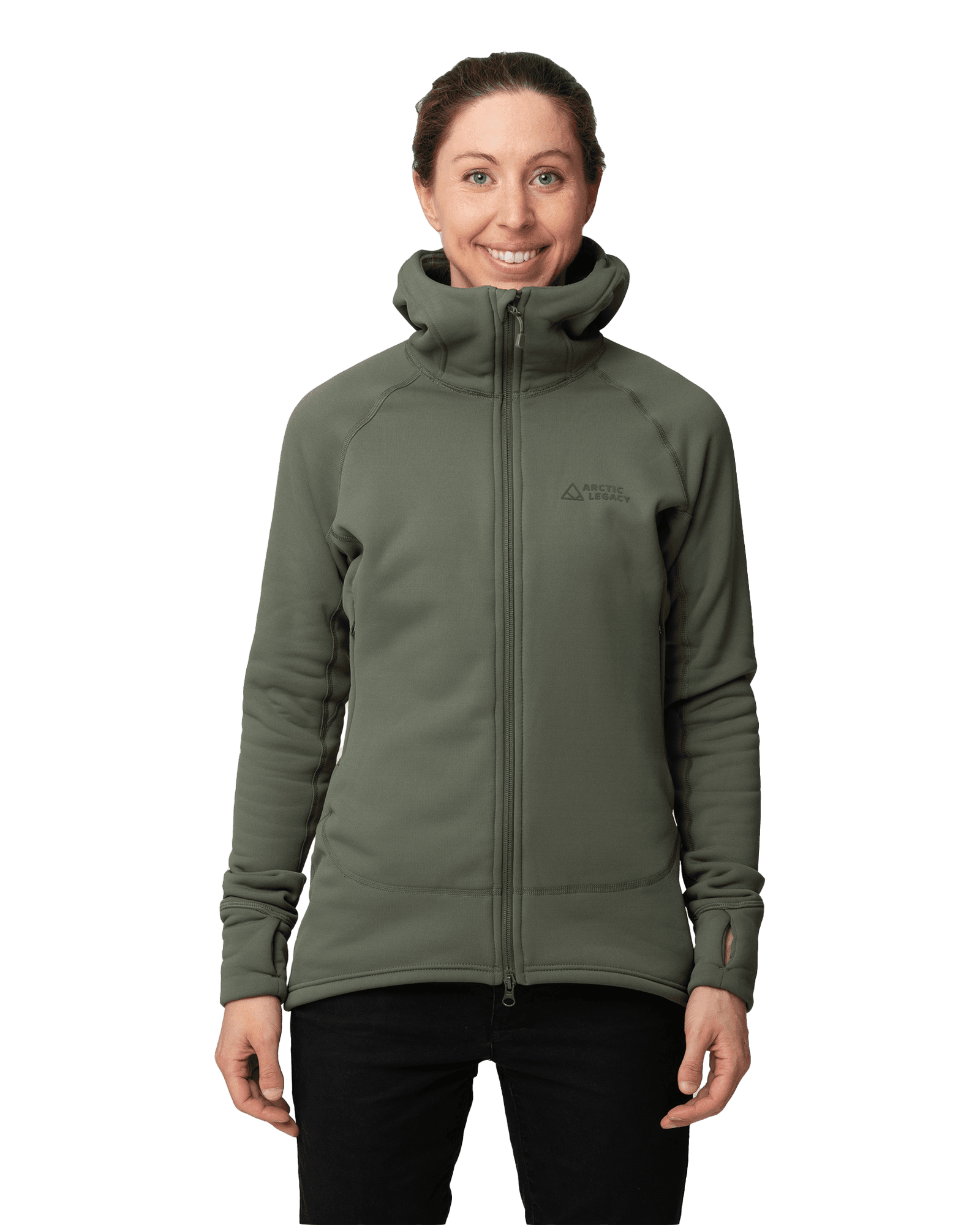 Nanuk Pro Fleece Hoodie W Dusty Olive