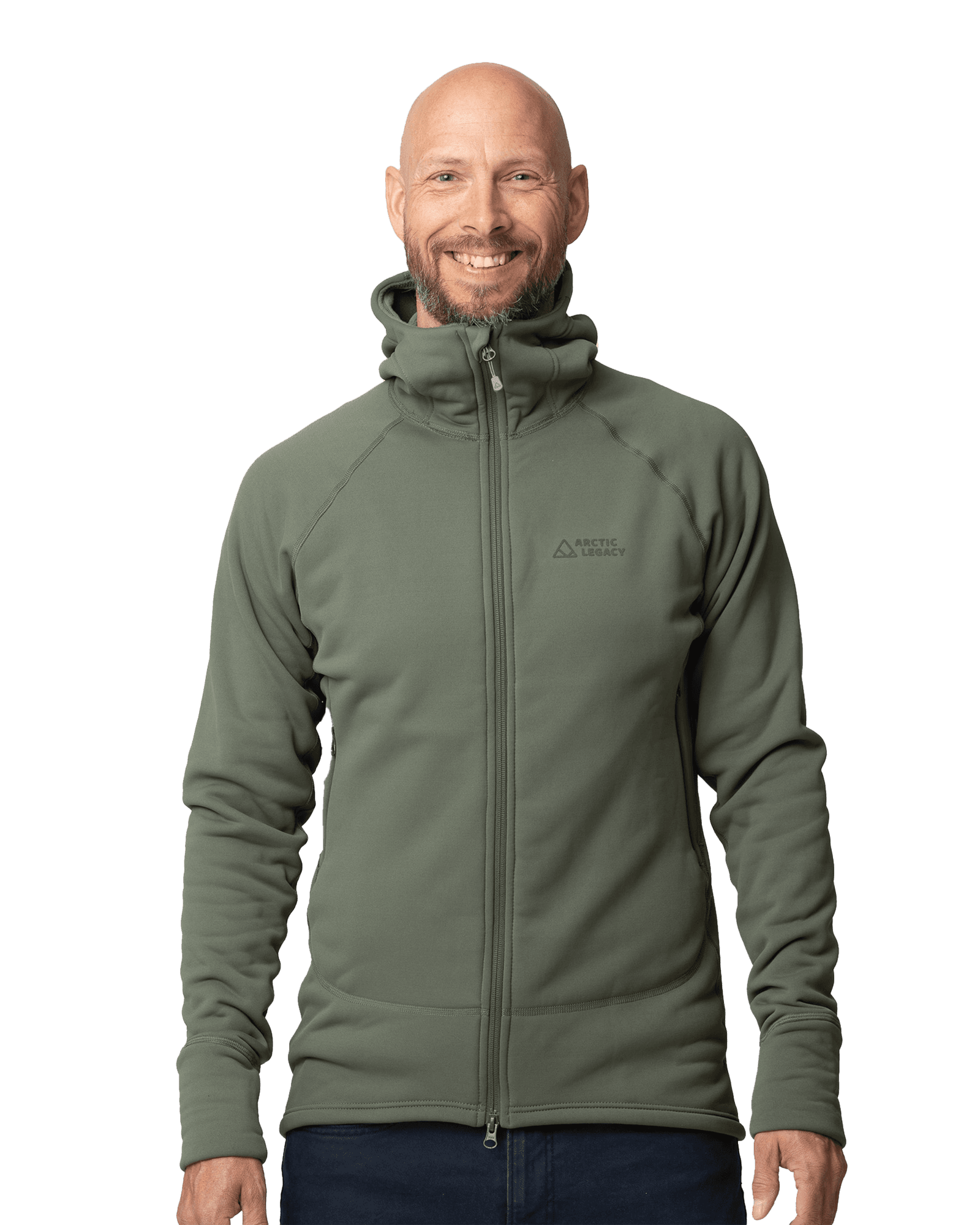 Nanuk Pro Fleece Hoodie M Dusty Olive