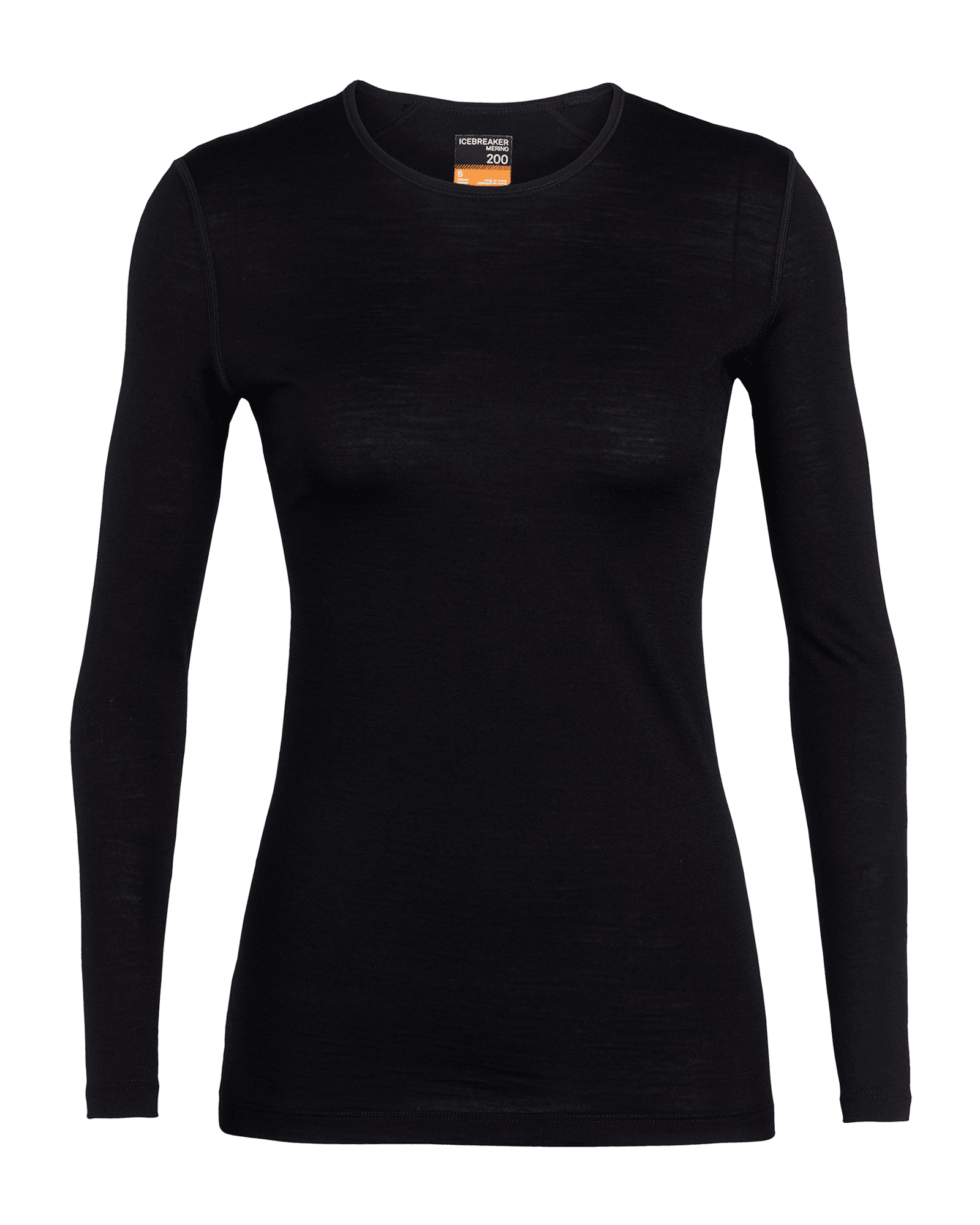 200 Oasis L/S Crewe W Black