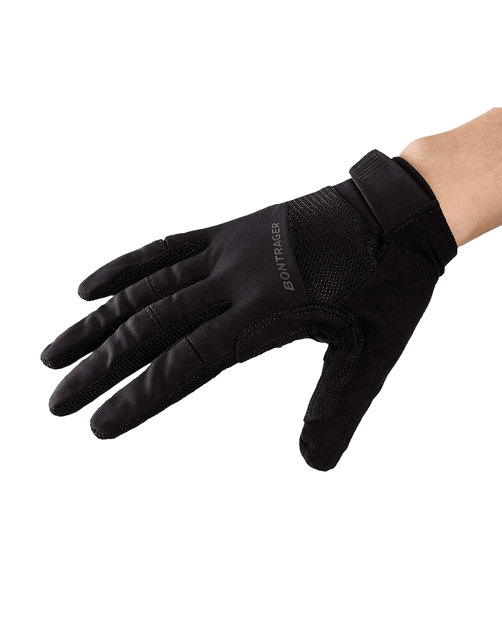 Circuit Full Finger Twin Gel Cycling Glove W Black