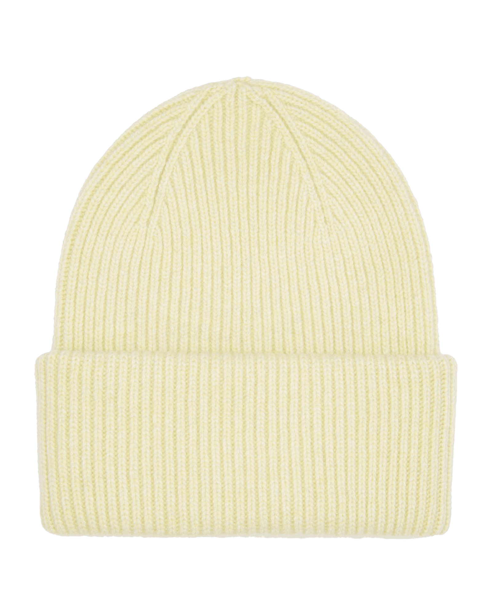 Merino Wool Hat Soft Yellow