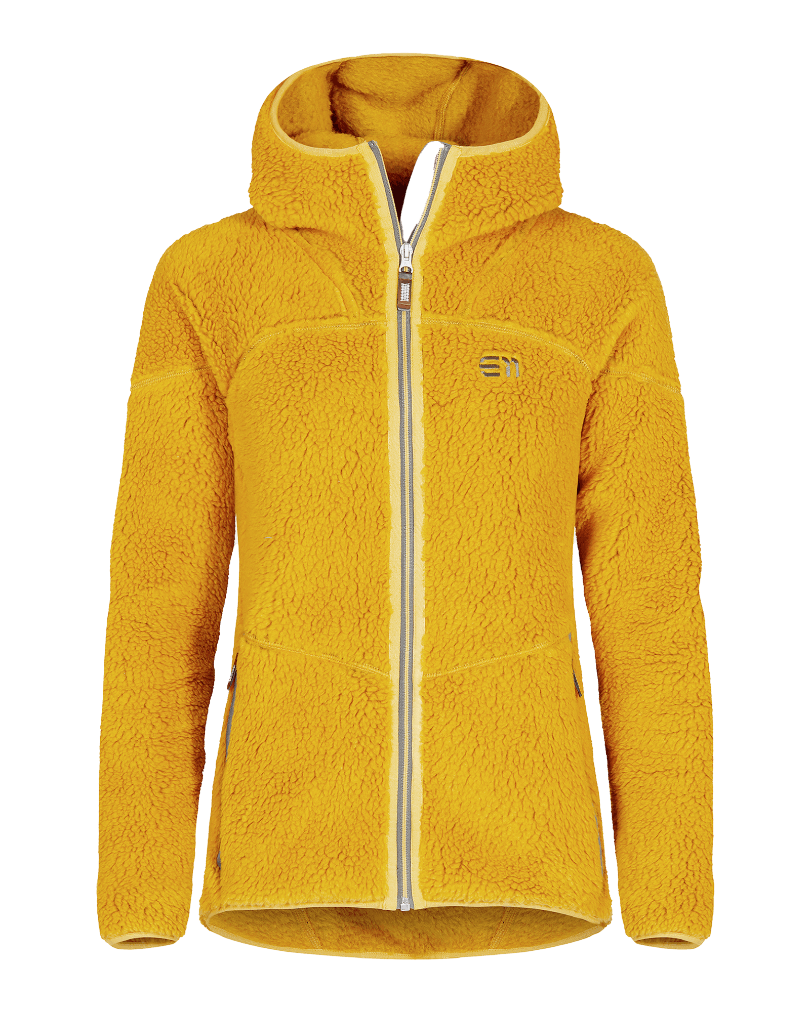 Glacier Pile Hood W Mineral Yellow