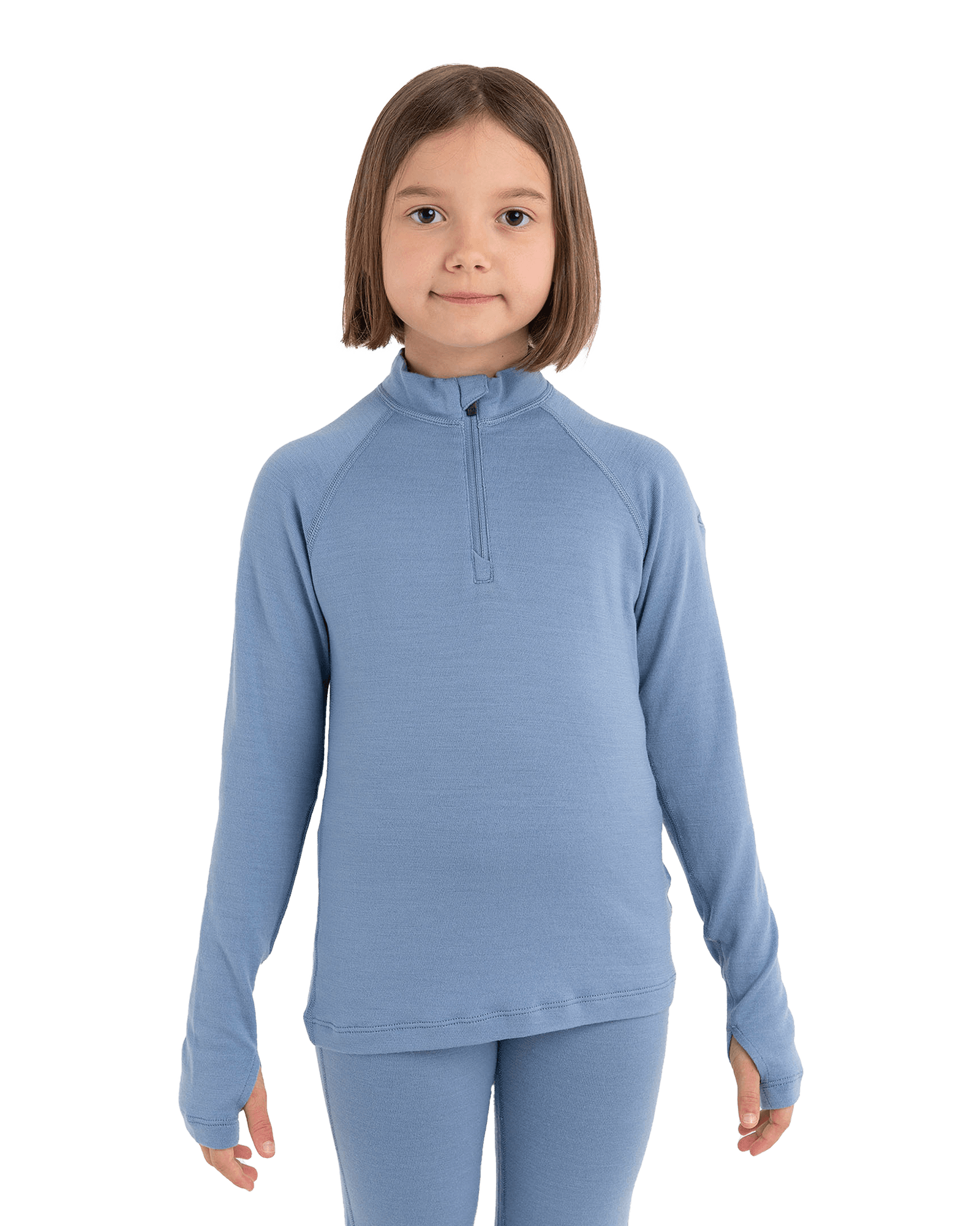 260 Tech L/S Half Zip JR Blue