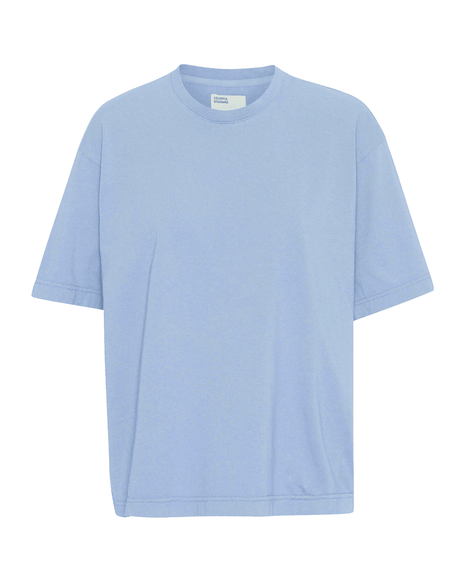 Oversized Organic T-Shirt W Seaside Blue