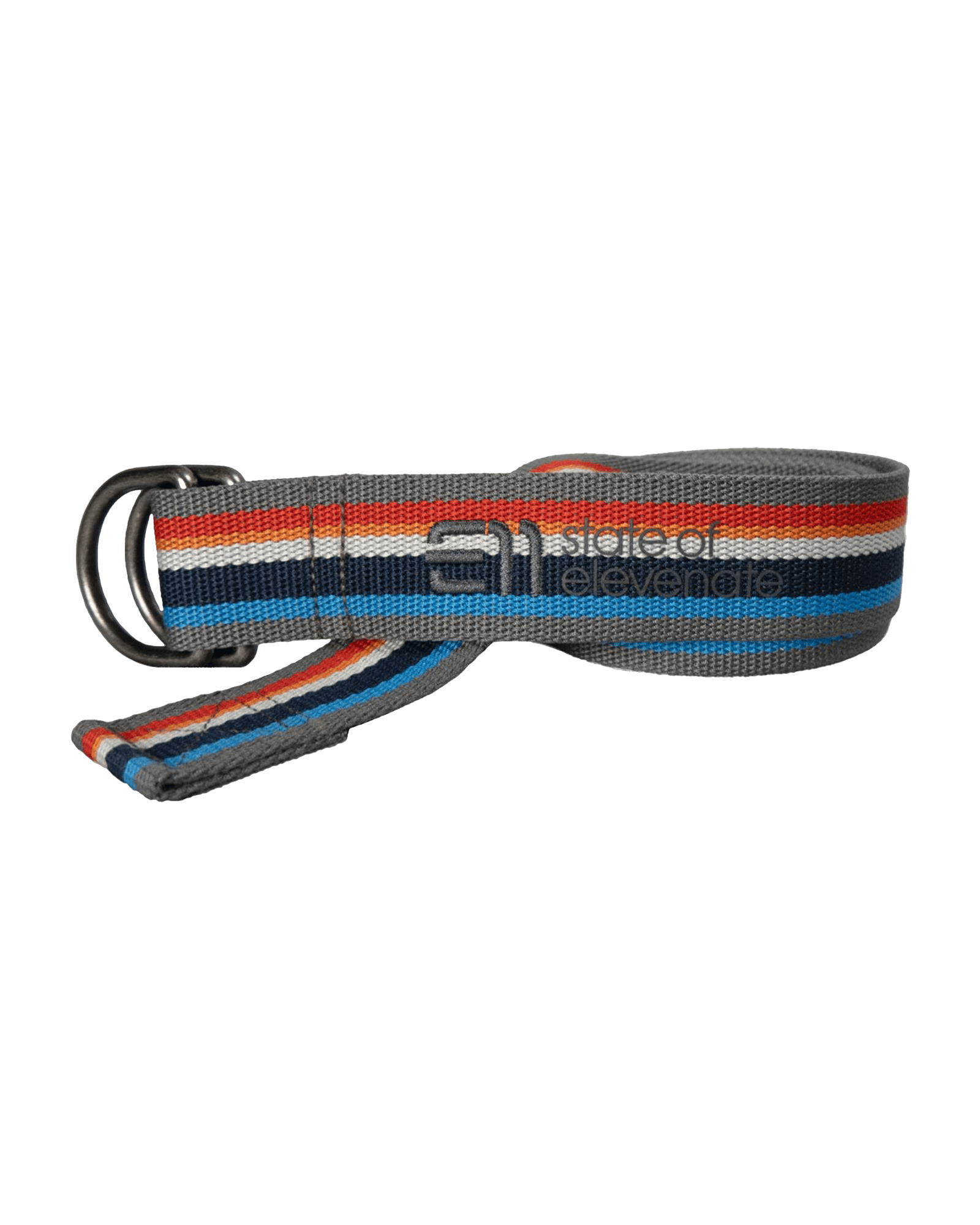 Elevenate Striped Belt Dark Navy