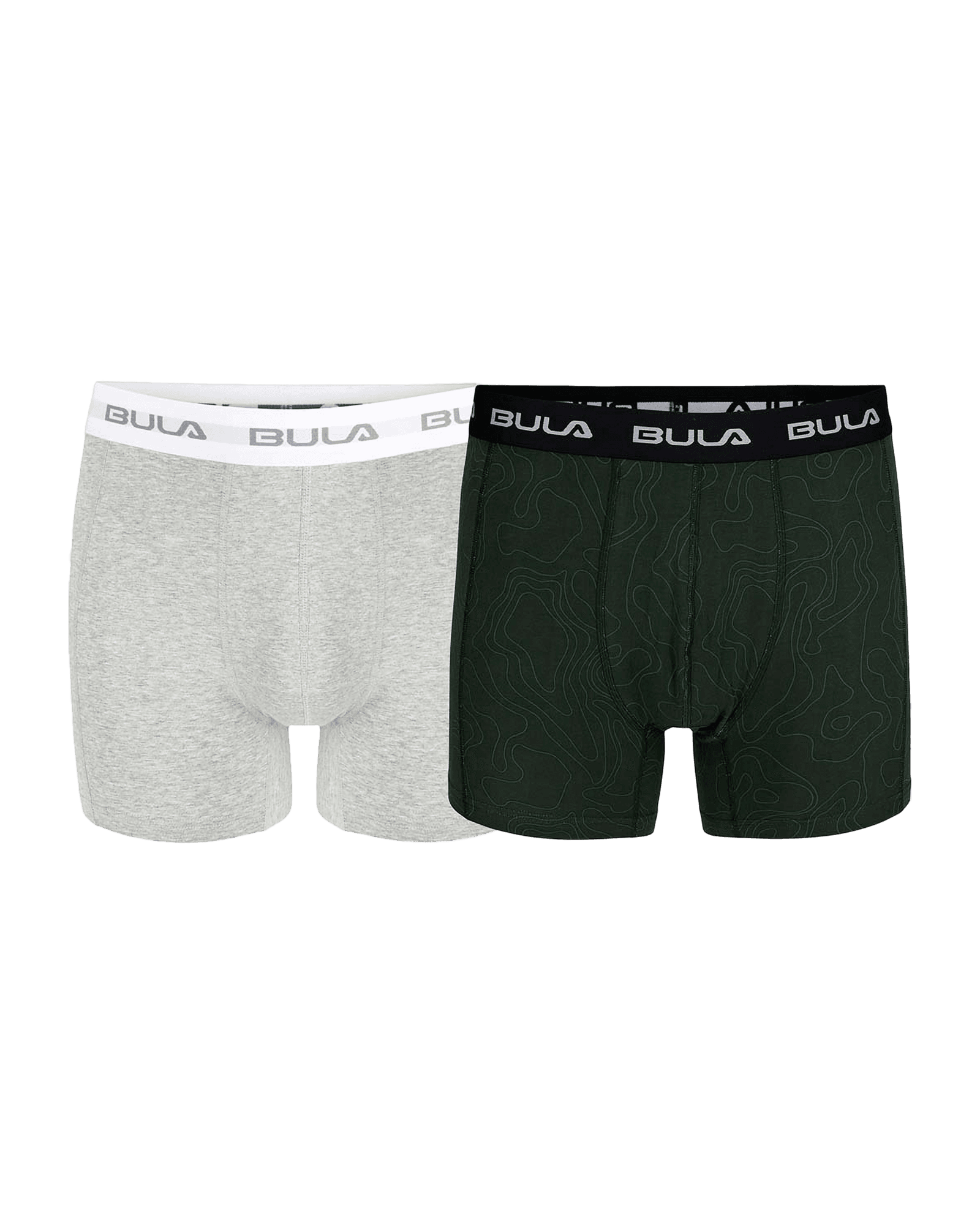 Boxers 2-Pack M Grey