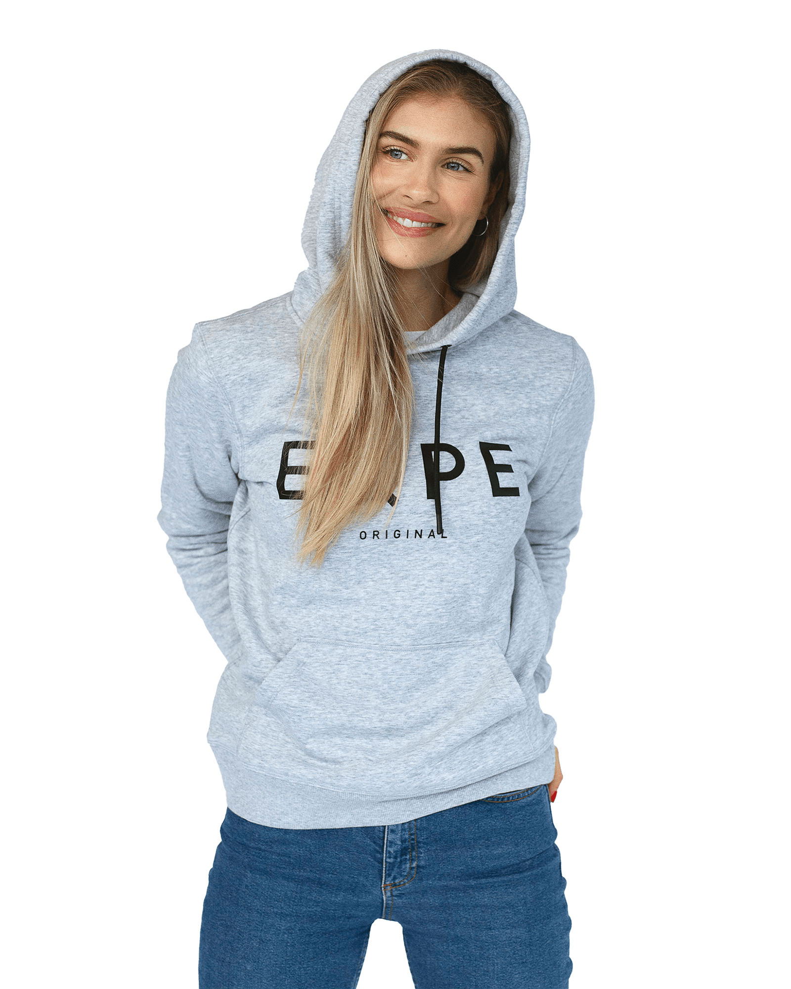 Slack Hood W Grey Melange