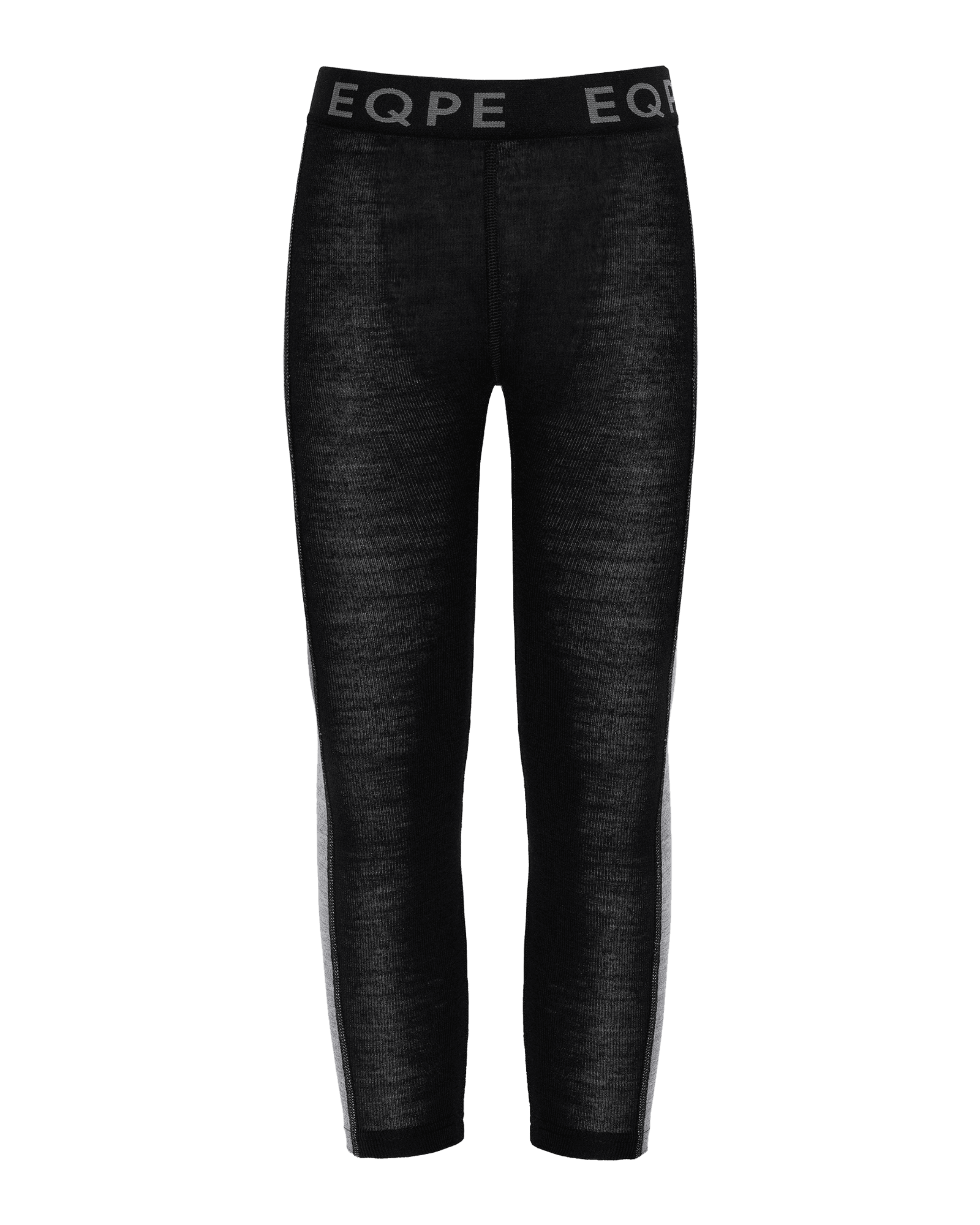 Aniu Wool Pant JR Deep Black/Grey Melange