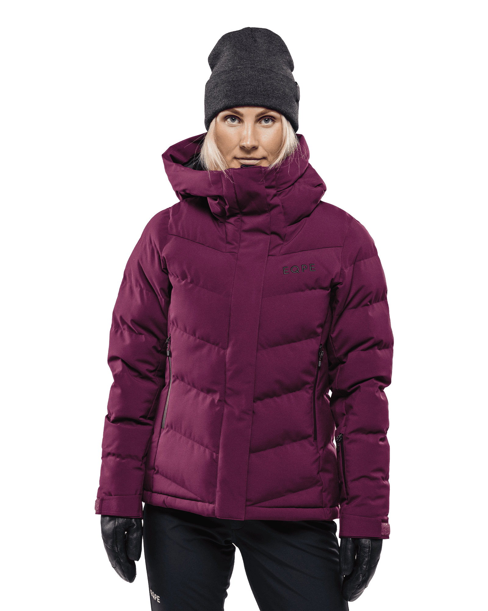 Gida Silhouette Jacket W Deep Plum