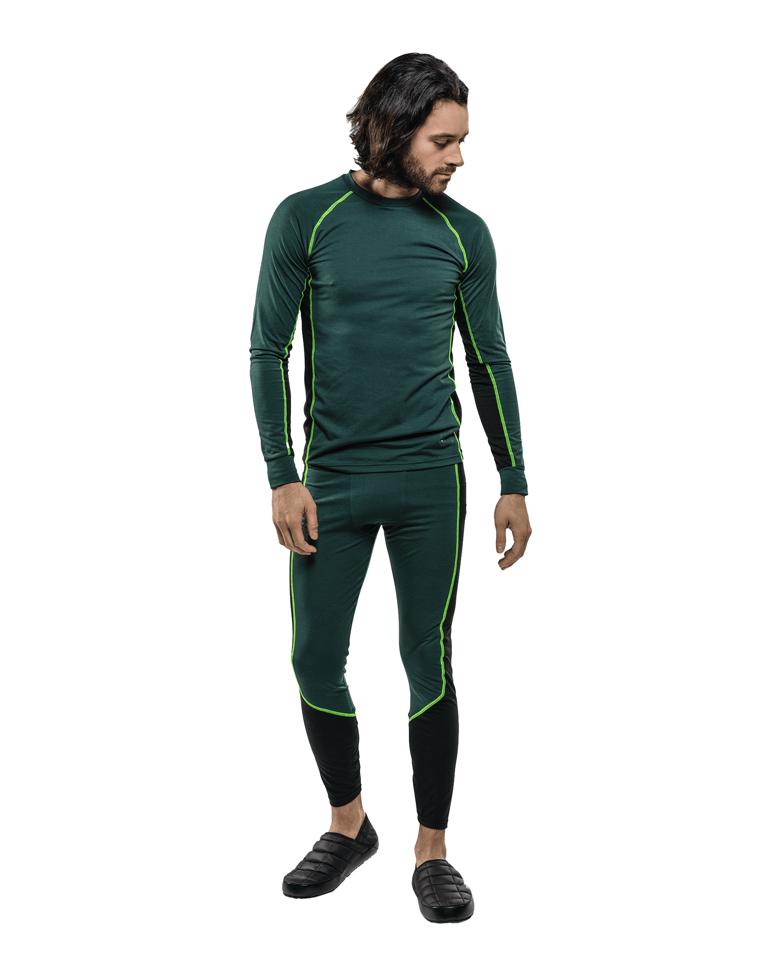 Aniu Set M Deep Forest Green/ Deep Black