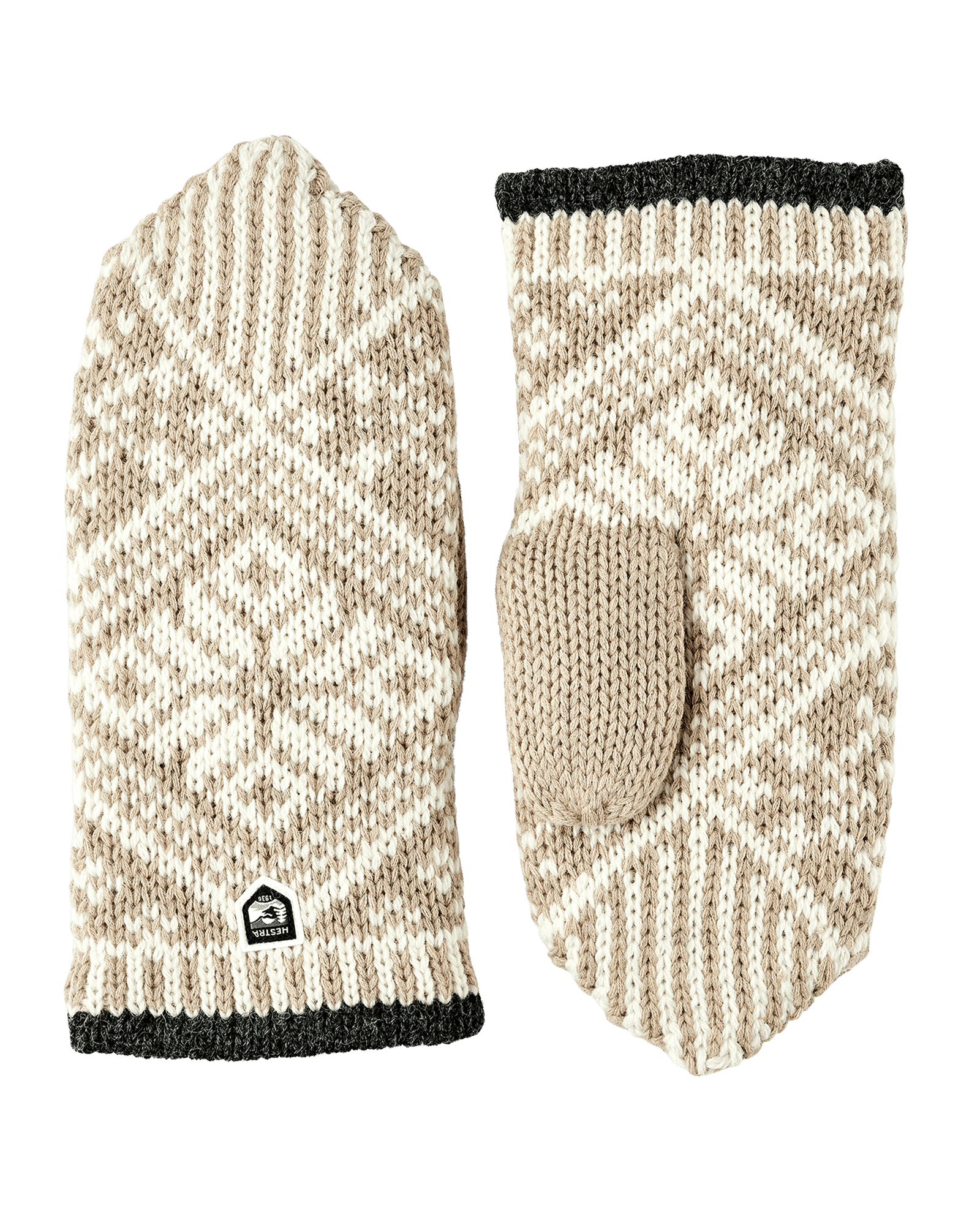 Nordic Wool Mitt Beige/Offwhite