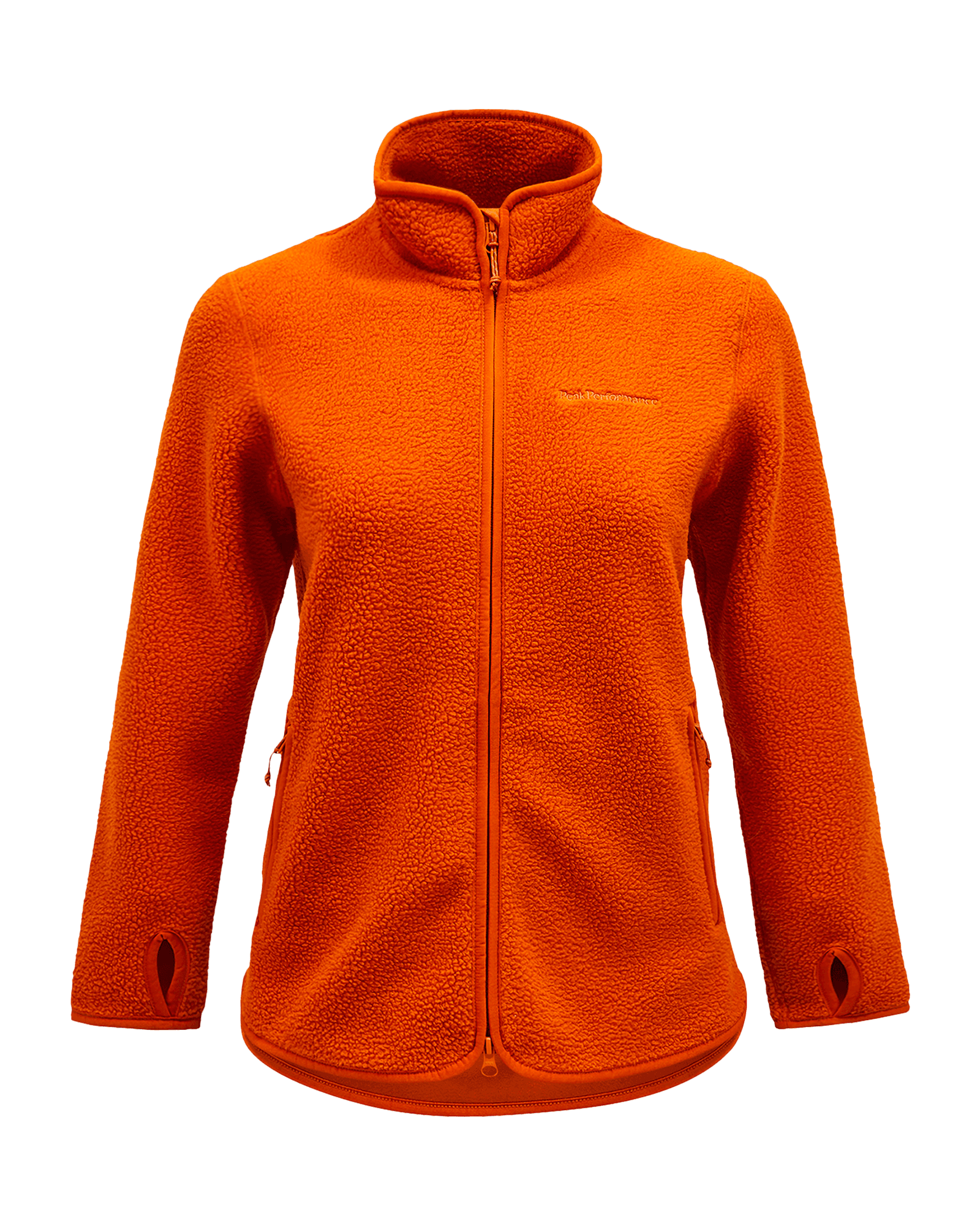 Pile Zip Jacket W Gold Flame
