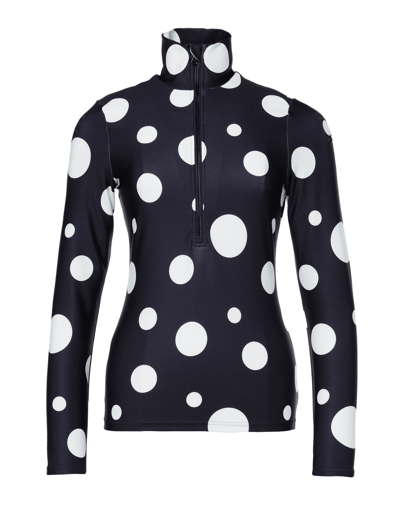 Dottie Ski Pully W Dot Black