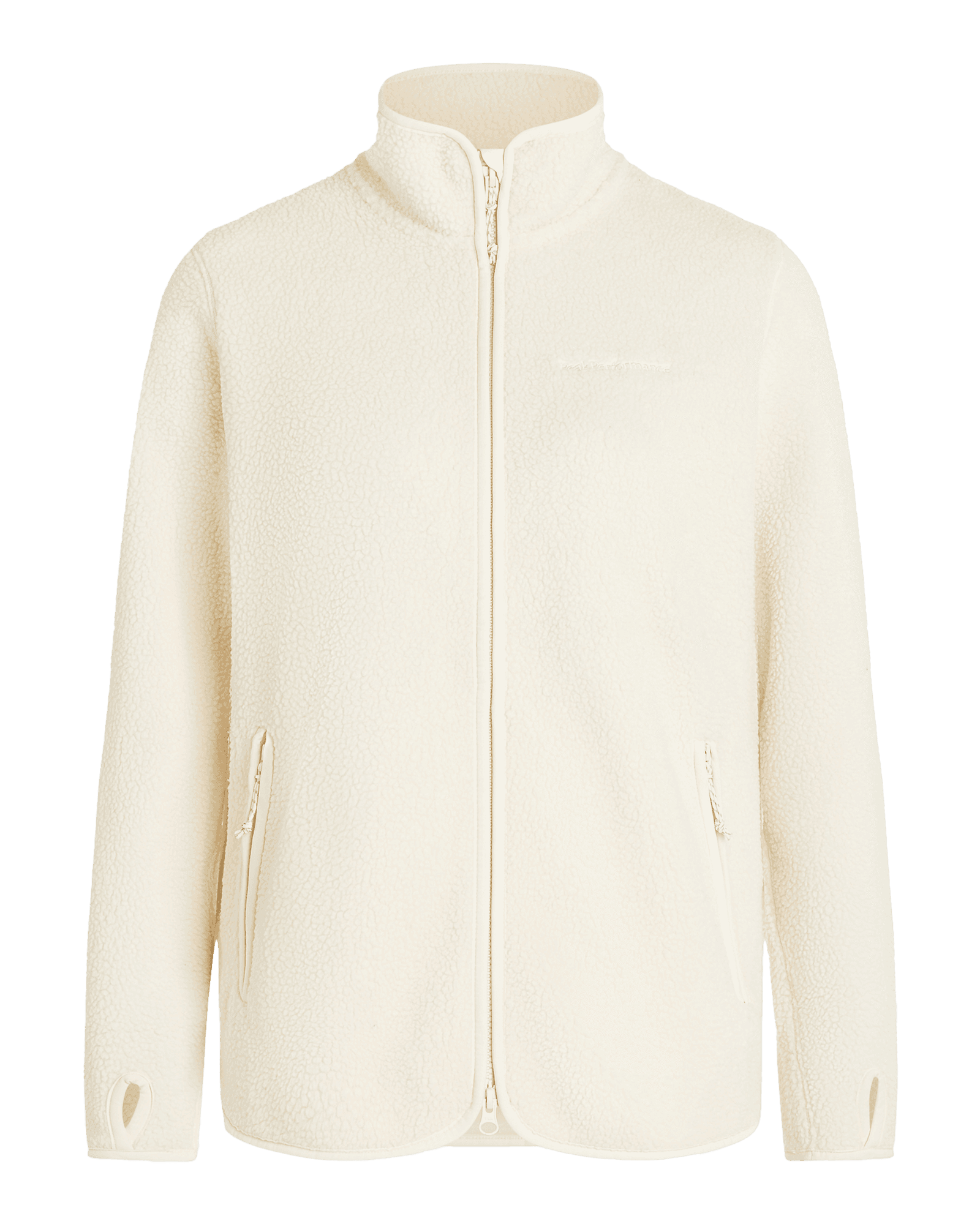 Pile Zip Jacket W Vintage White
