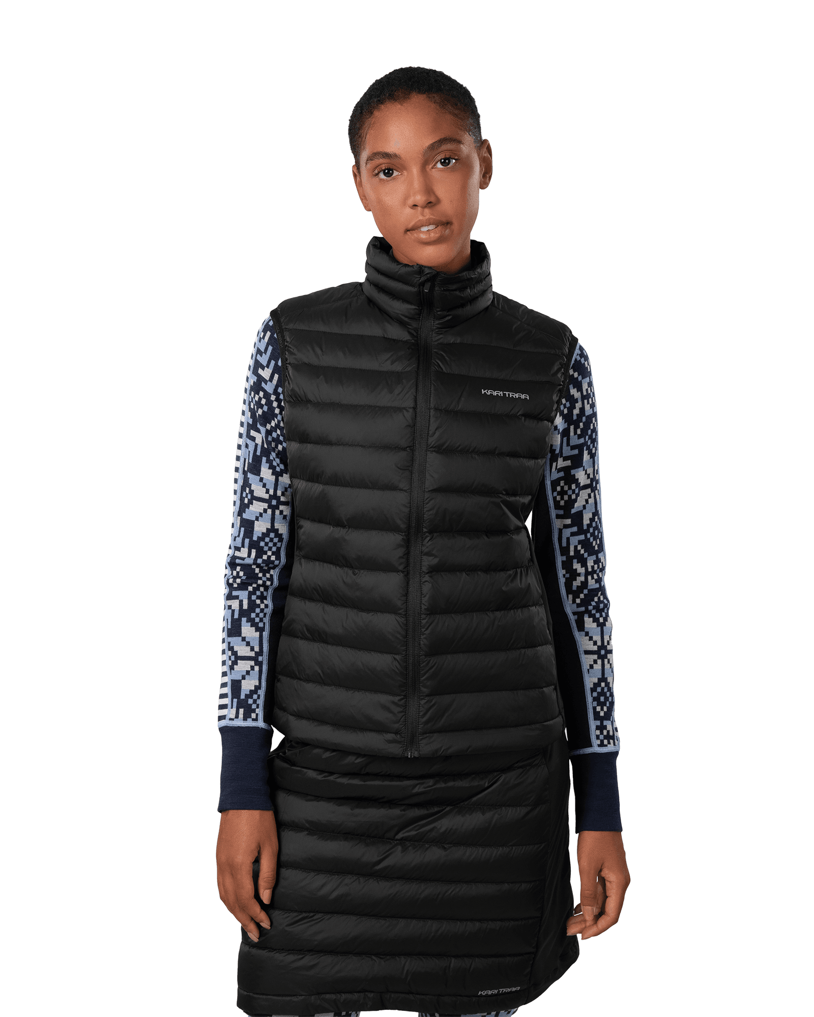 Emilie Down Vest W Black