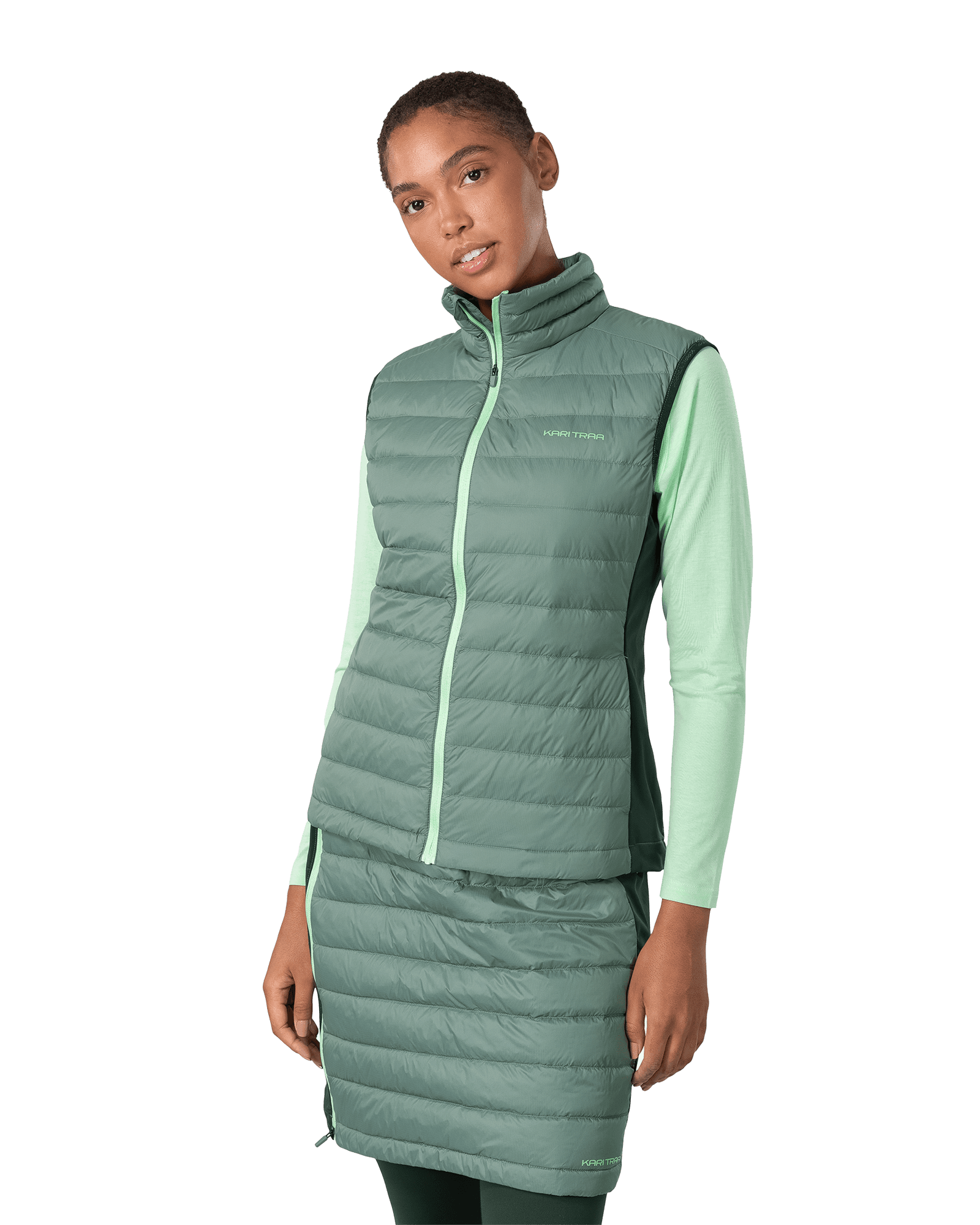 Emilie Down Vest W Murk