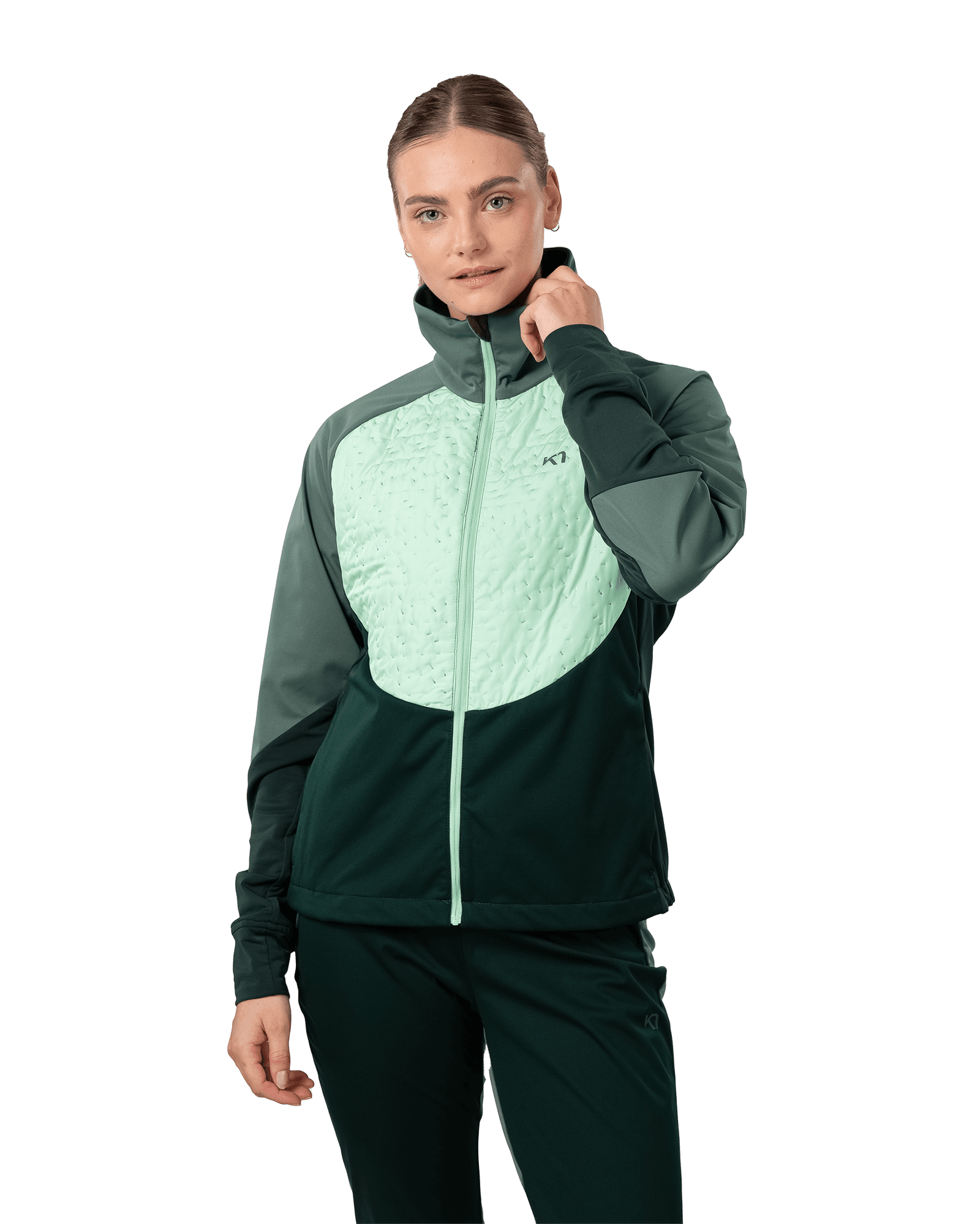 Louise Hybrid Jacket W Pine
