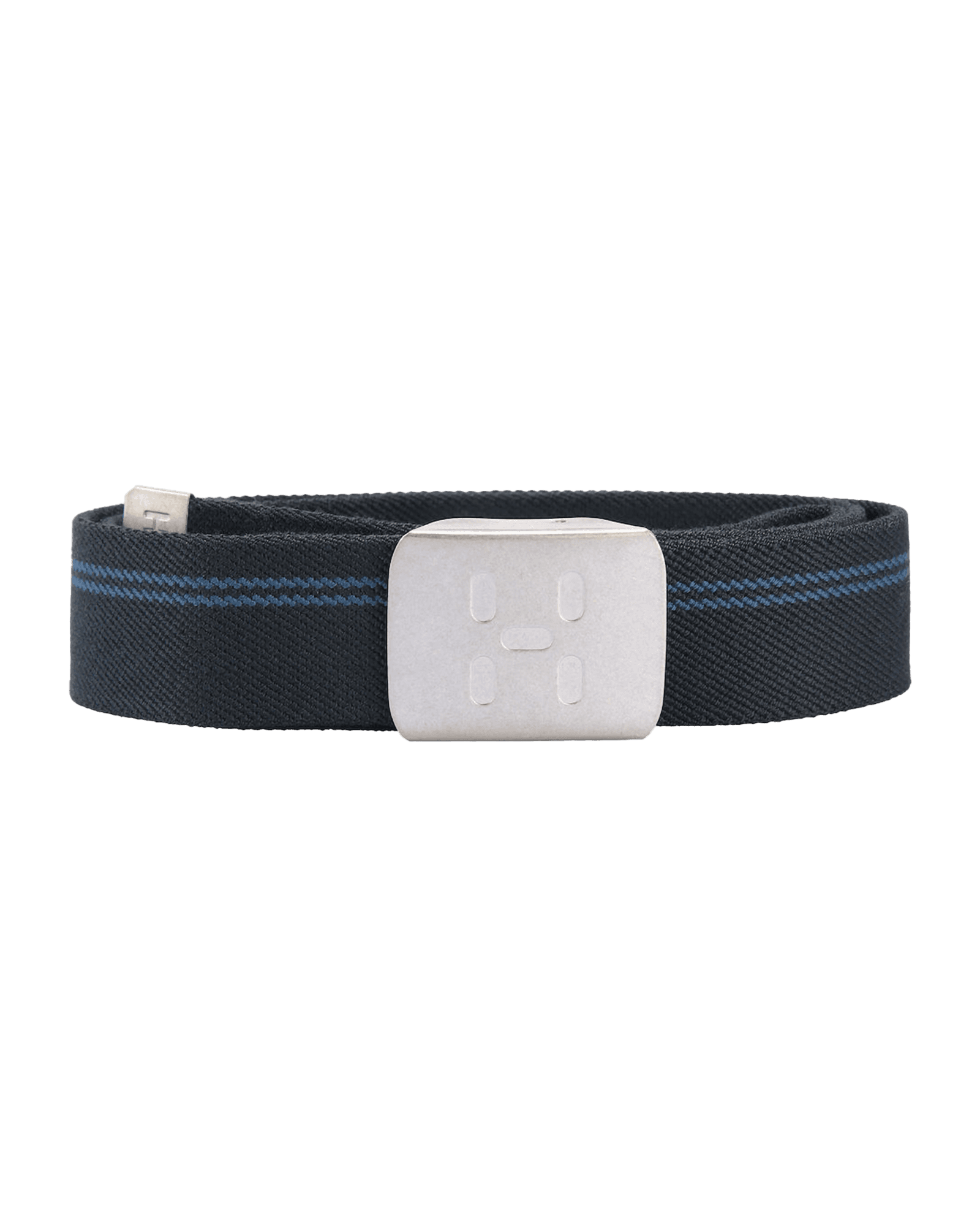 Stretch Webbing Belt Tarn Blue