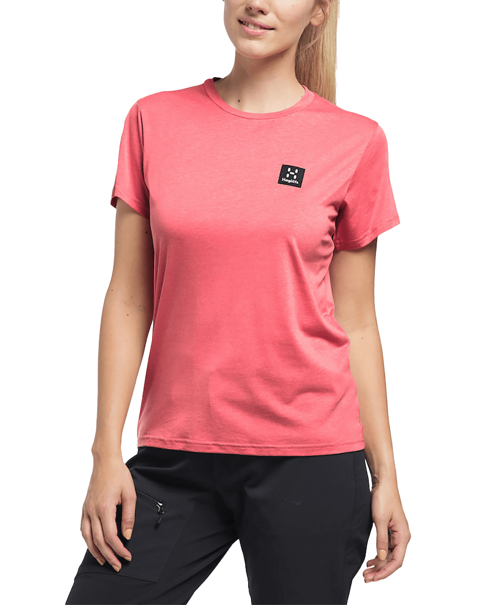 Lyocell H Tee W Rusty Pink