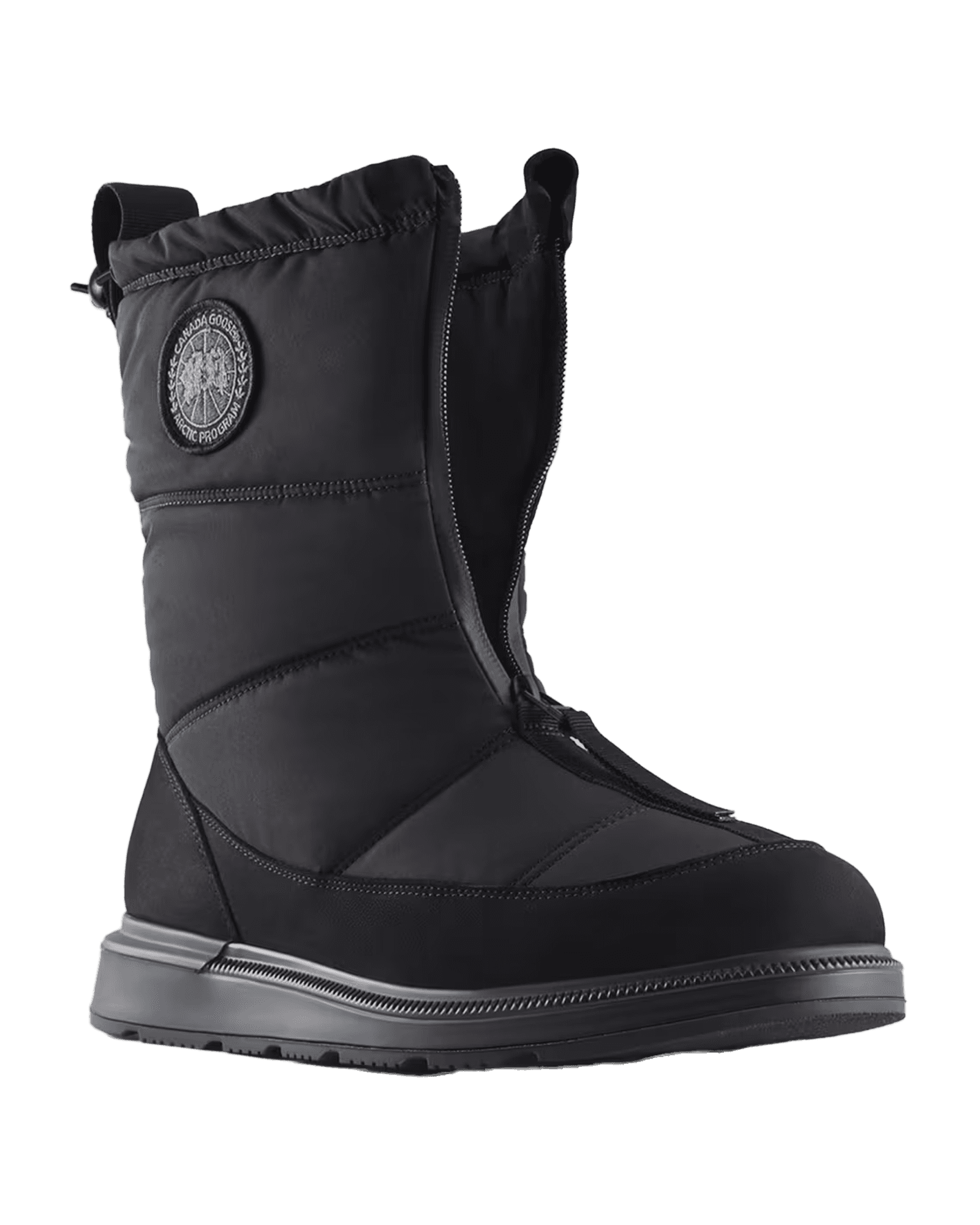 Crofton Fold-Down Puffer Boot M Black