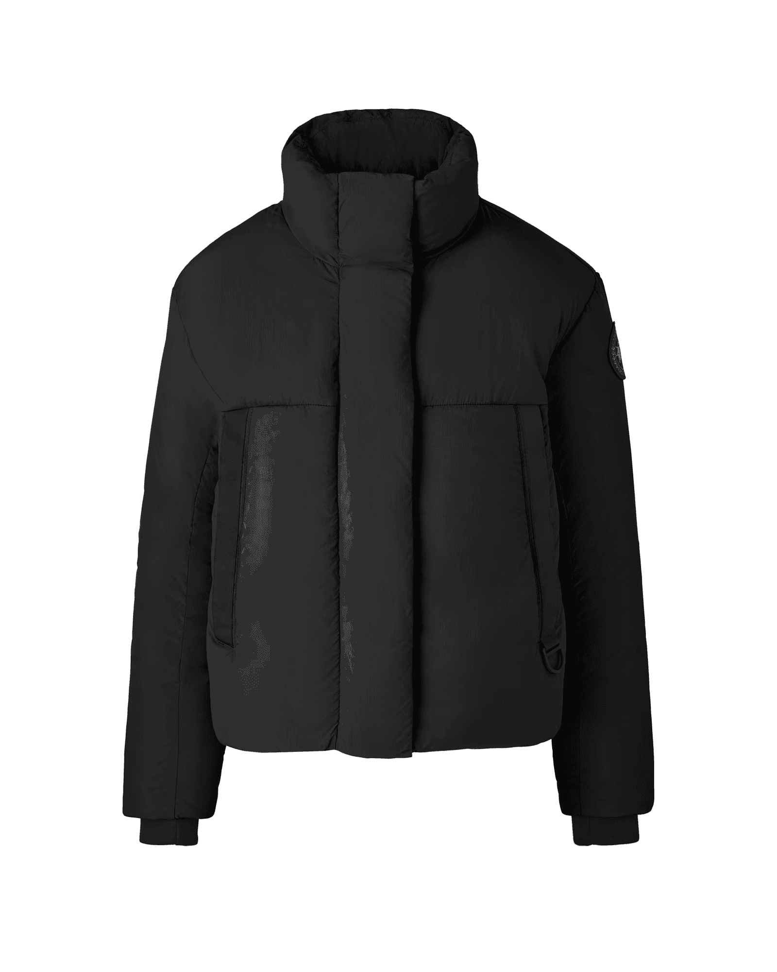Junction Cropped Puffer W Black
