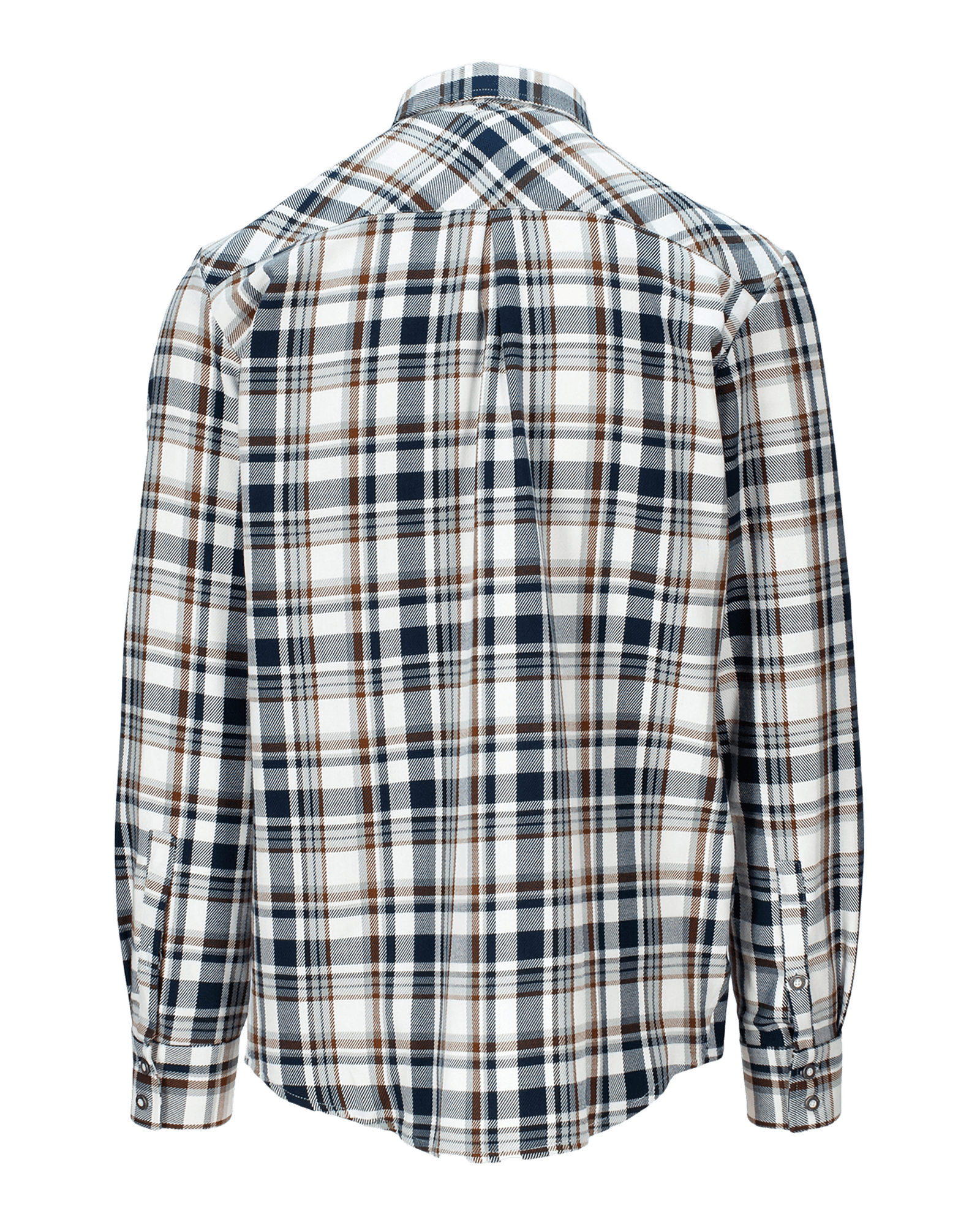 Chequered Navy/Tan
