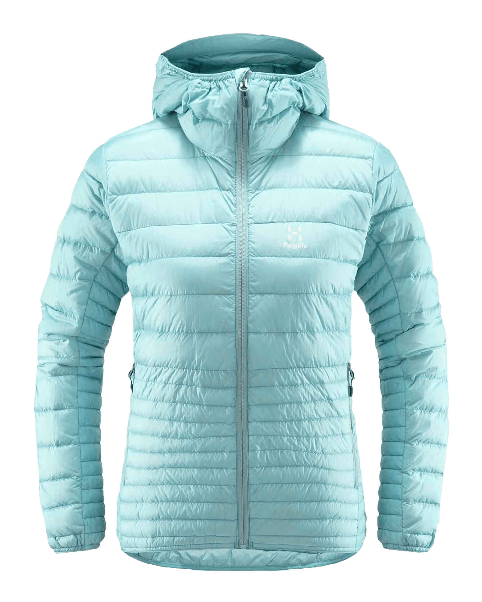 Micro Nordic Down Hood W Frost Blue
