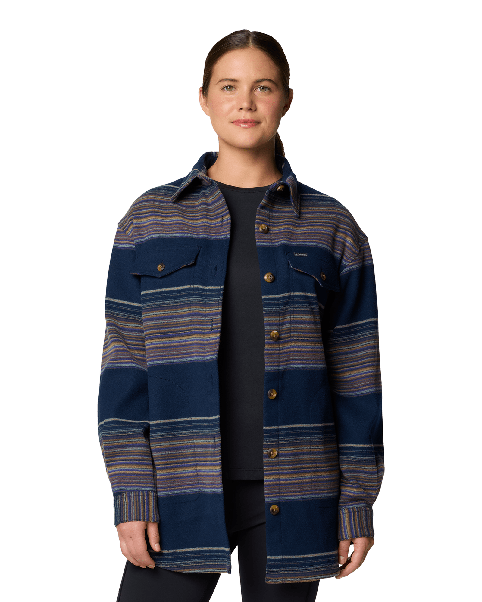 Calico Basin™ Shirt Jacket W Navy