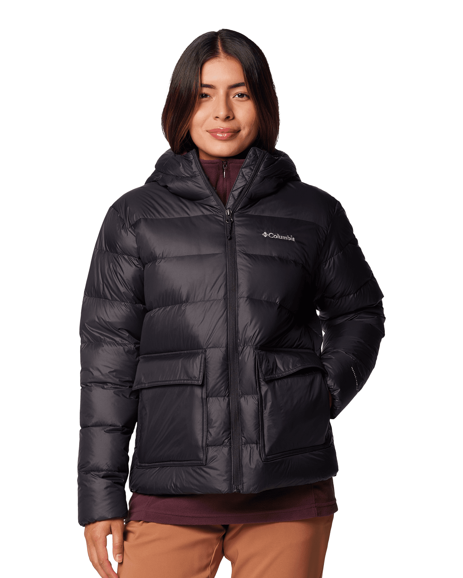Harmony Falls™ Hooded Down Jacket W Black