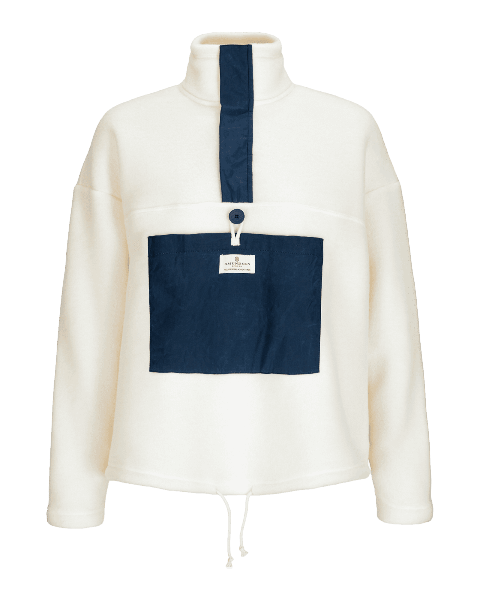 V-Bond Waxed Fleece W Natural/Navy