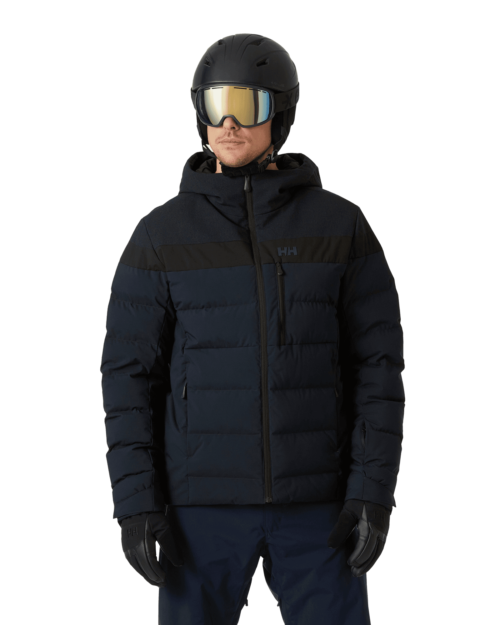 Bossanova Puffy Jacket M Navy Heather