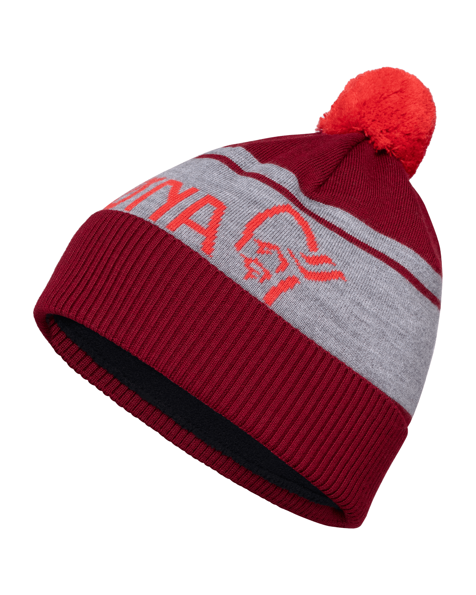 /29 Heavy Merinoull Logo Beanie Rhubarb Melange