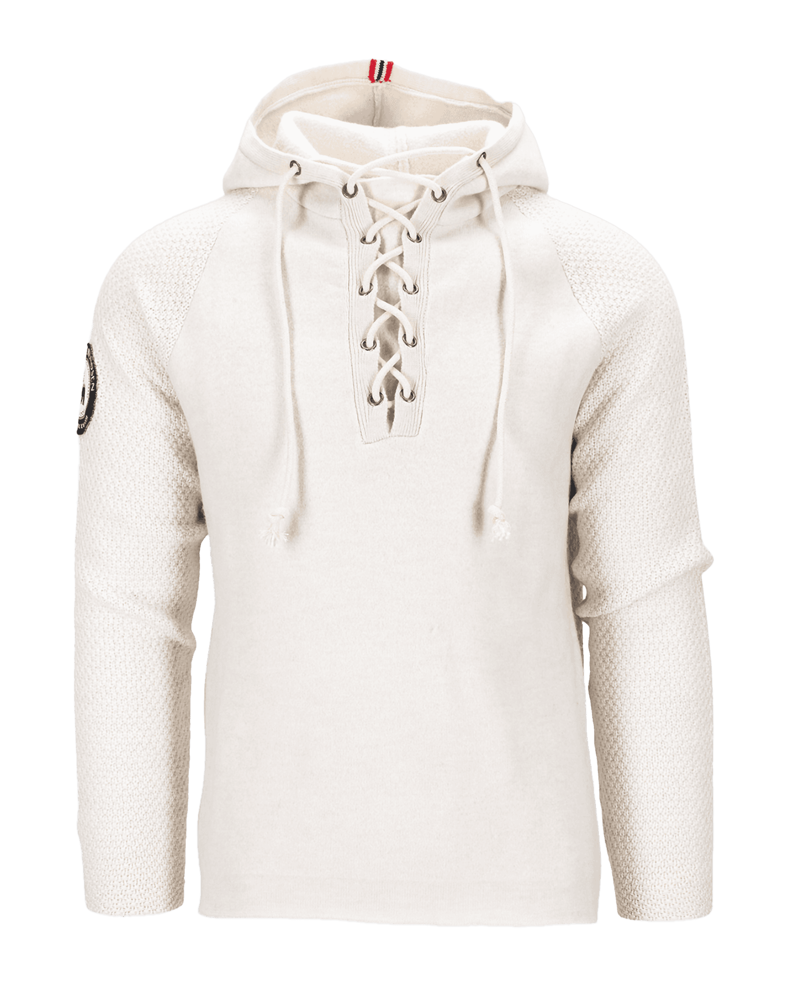 Boiled Hoodie Laced M Oatmeal